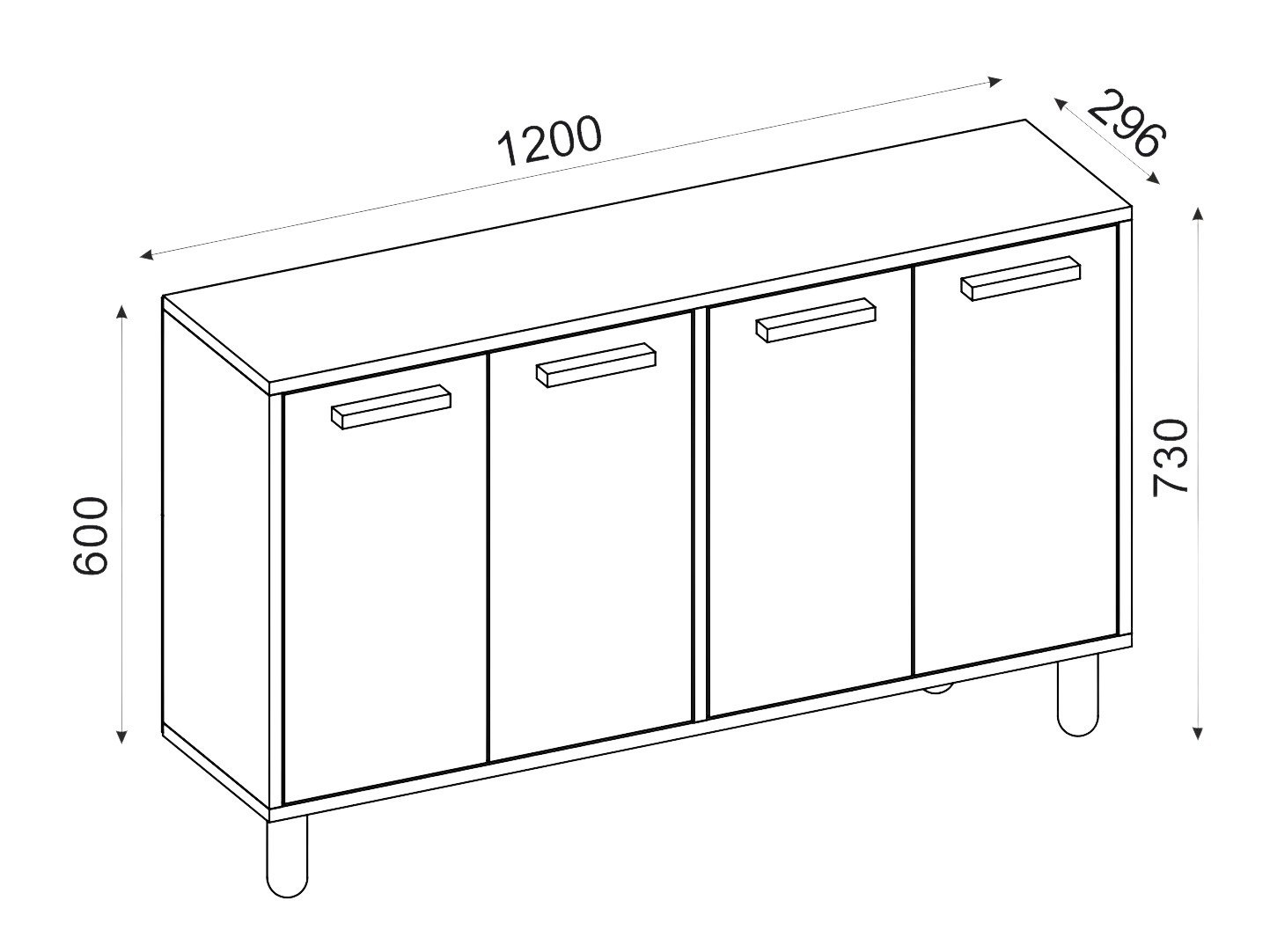 Ormarić Kailua 2542 (Svijetlo smeđa)