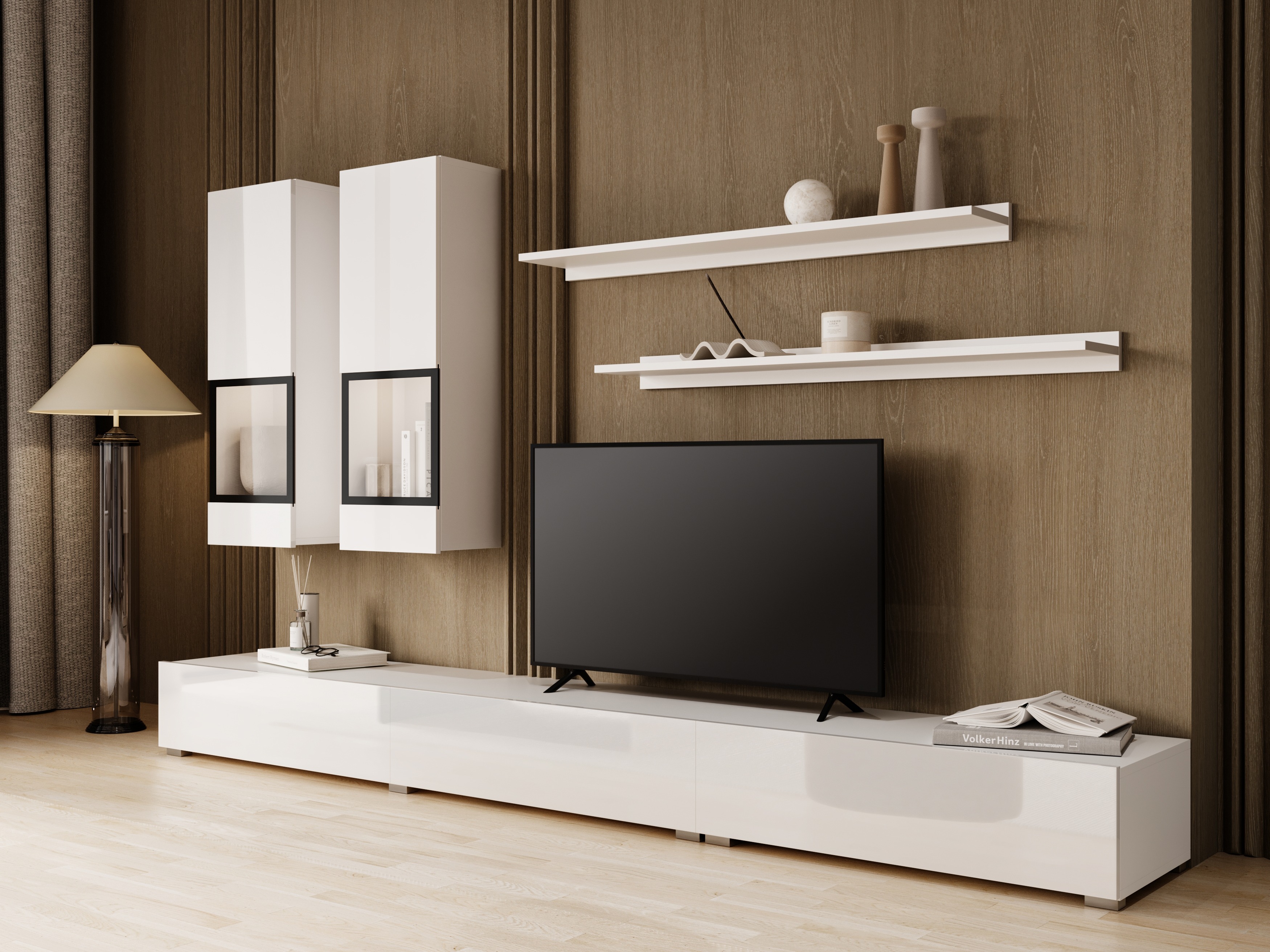 Dnevni boravak Serodeu 100 (Bijela + Sjajno bijela)