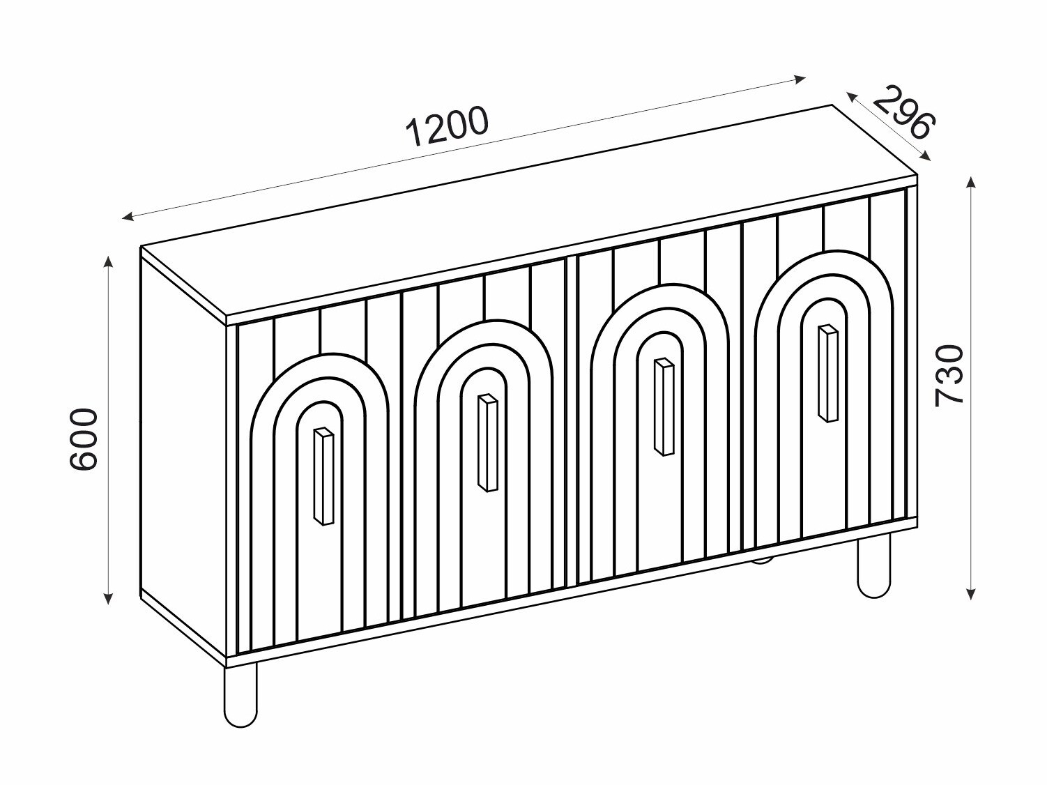 Ormarić Kailua 2545 (Bijela)