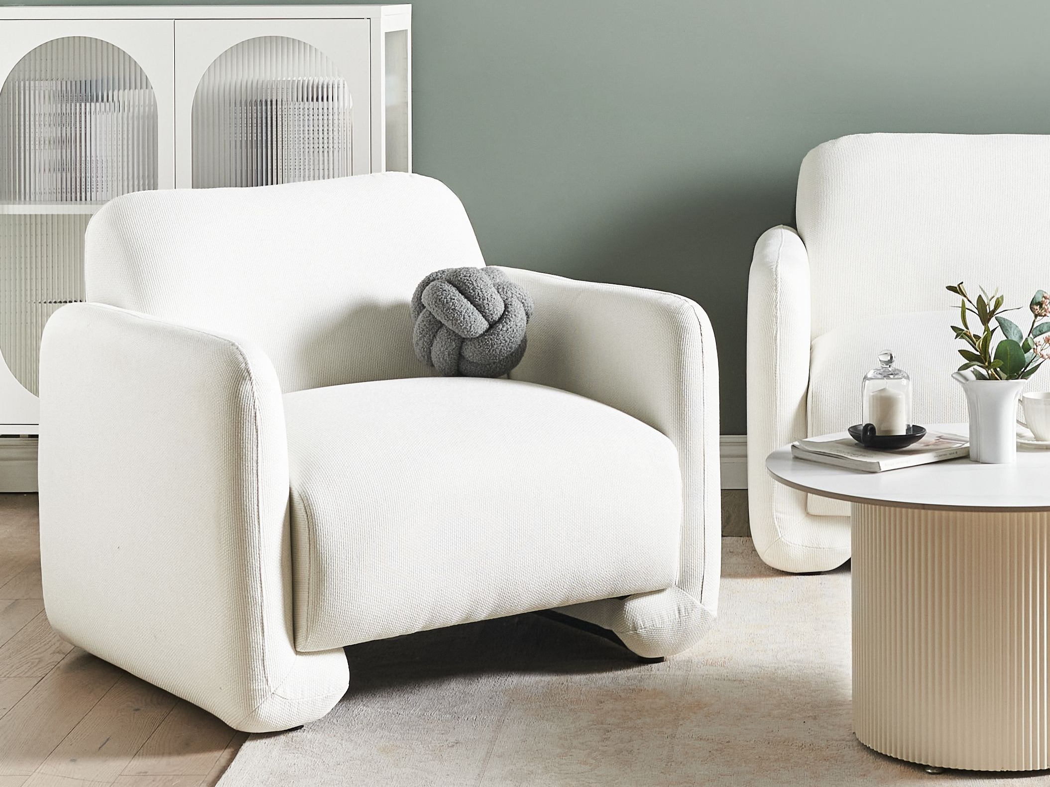 Fotelja Berwyn 2701 (Bijela)