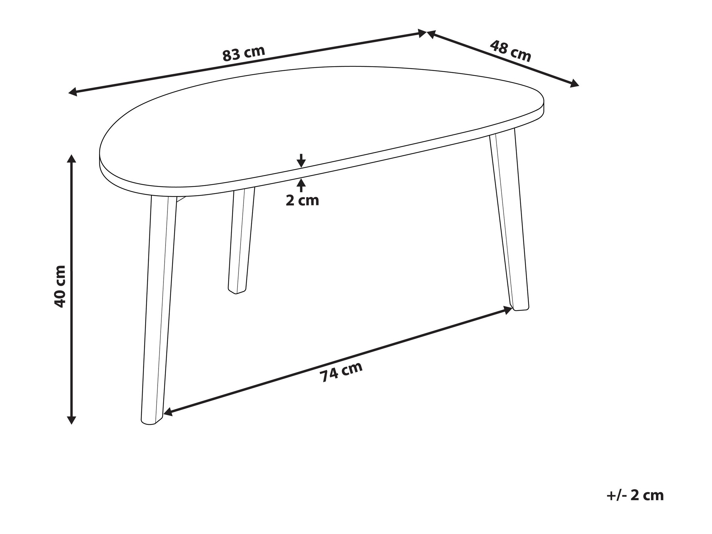 Stolić za kavu Berwyn 2699