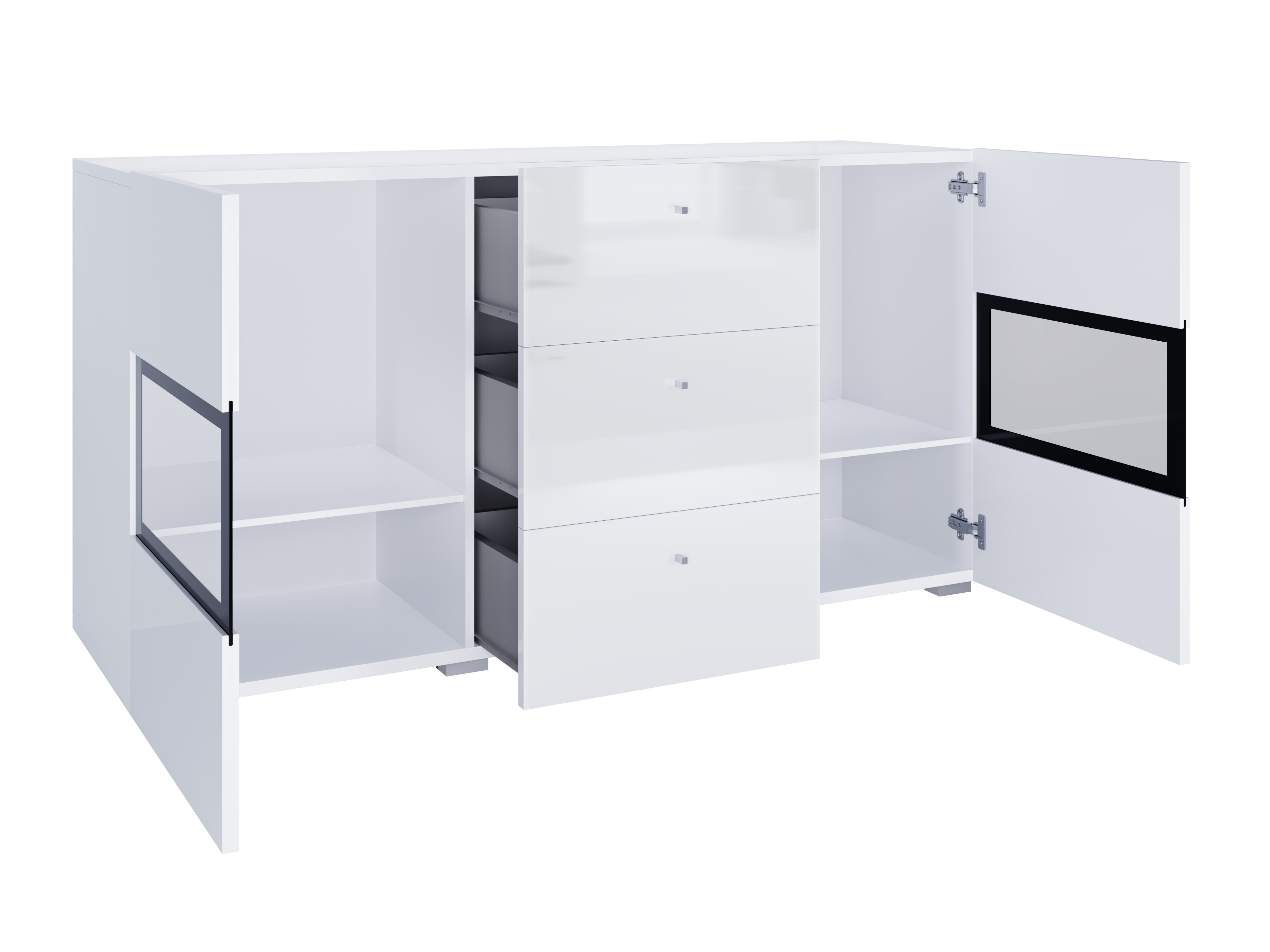 Komoda Serodeu 101 (Bijela + Sjajno bijela)