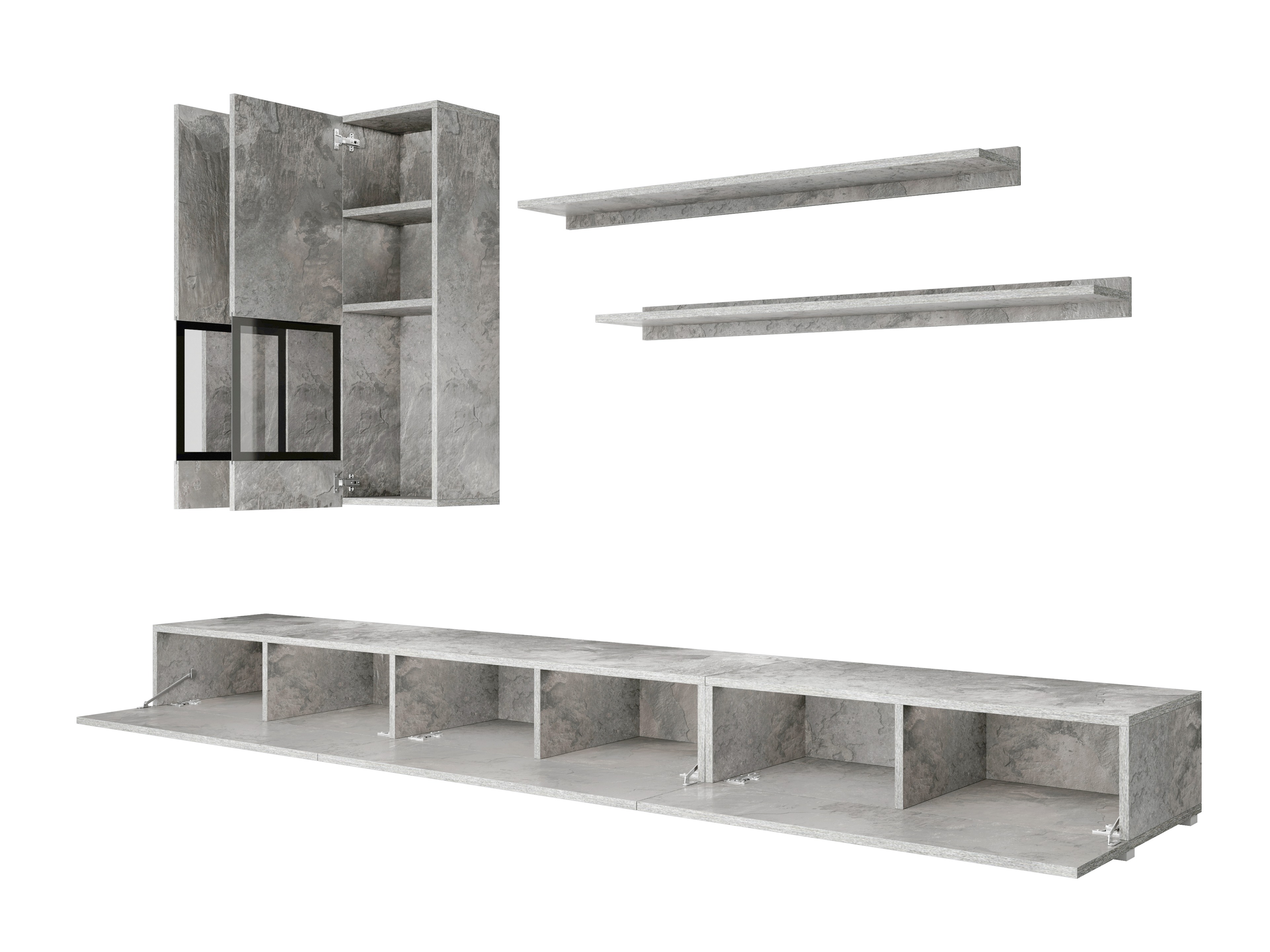 Set za dnevni boravak Serodeu 100 (Boja betona)