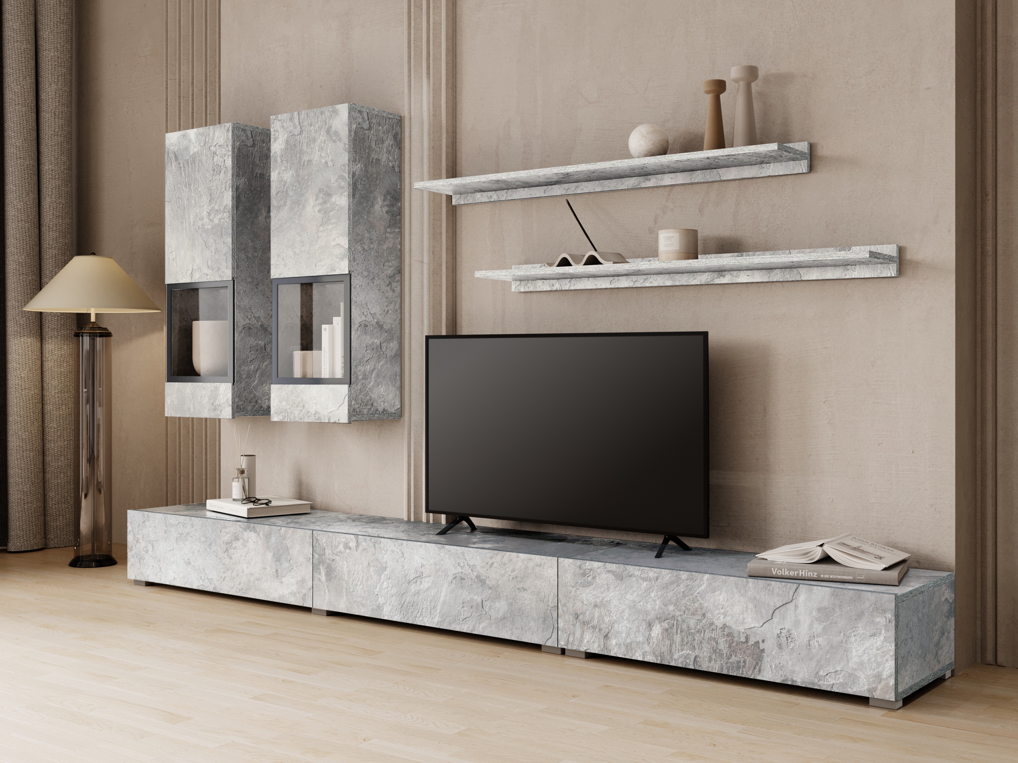 Set za dnevni boravak Serodeu 100 (Boja betona)