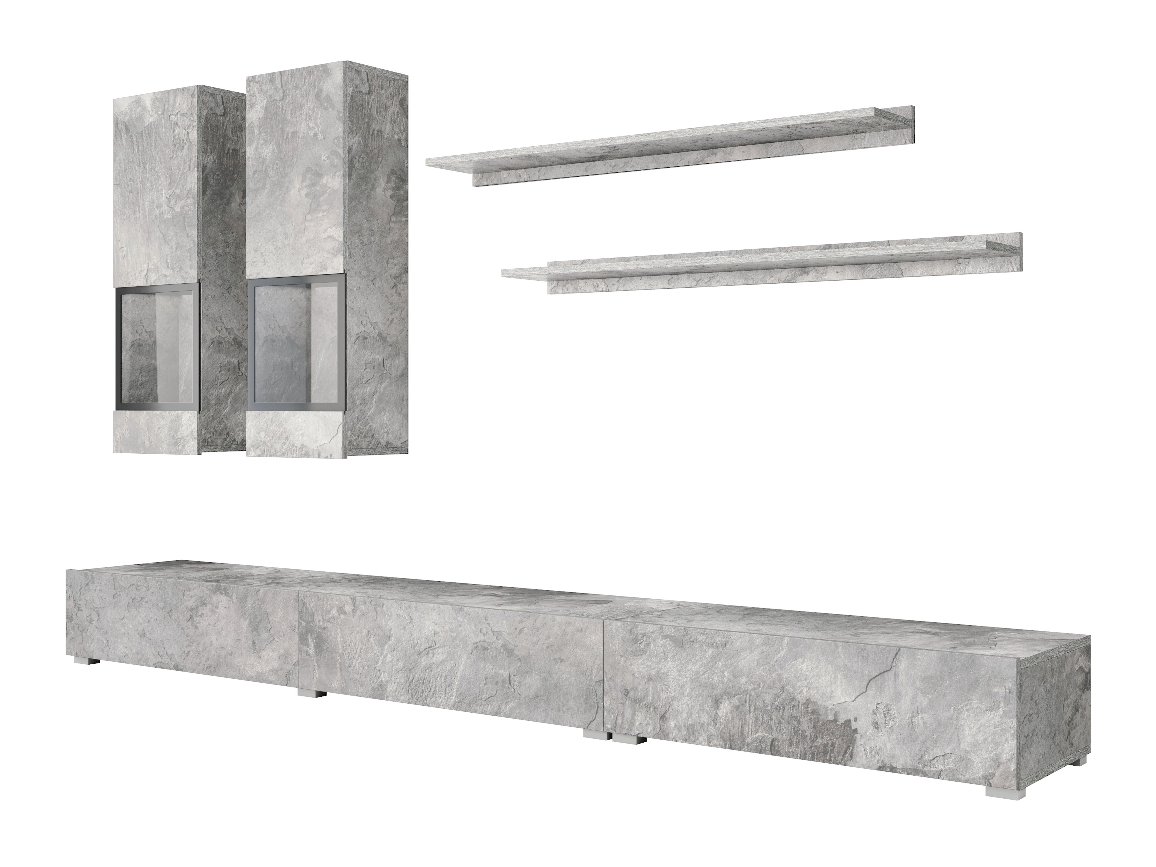 Set za dnevni boravak Serodeu 100 (Boja betona)