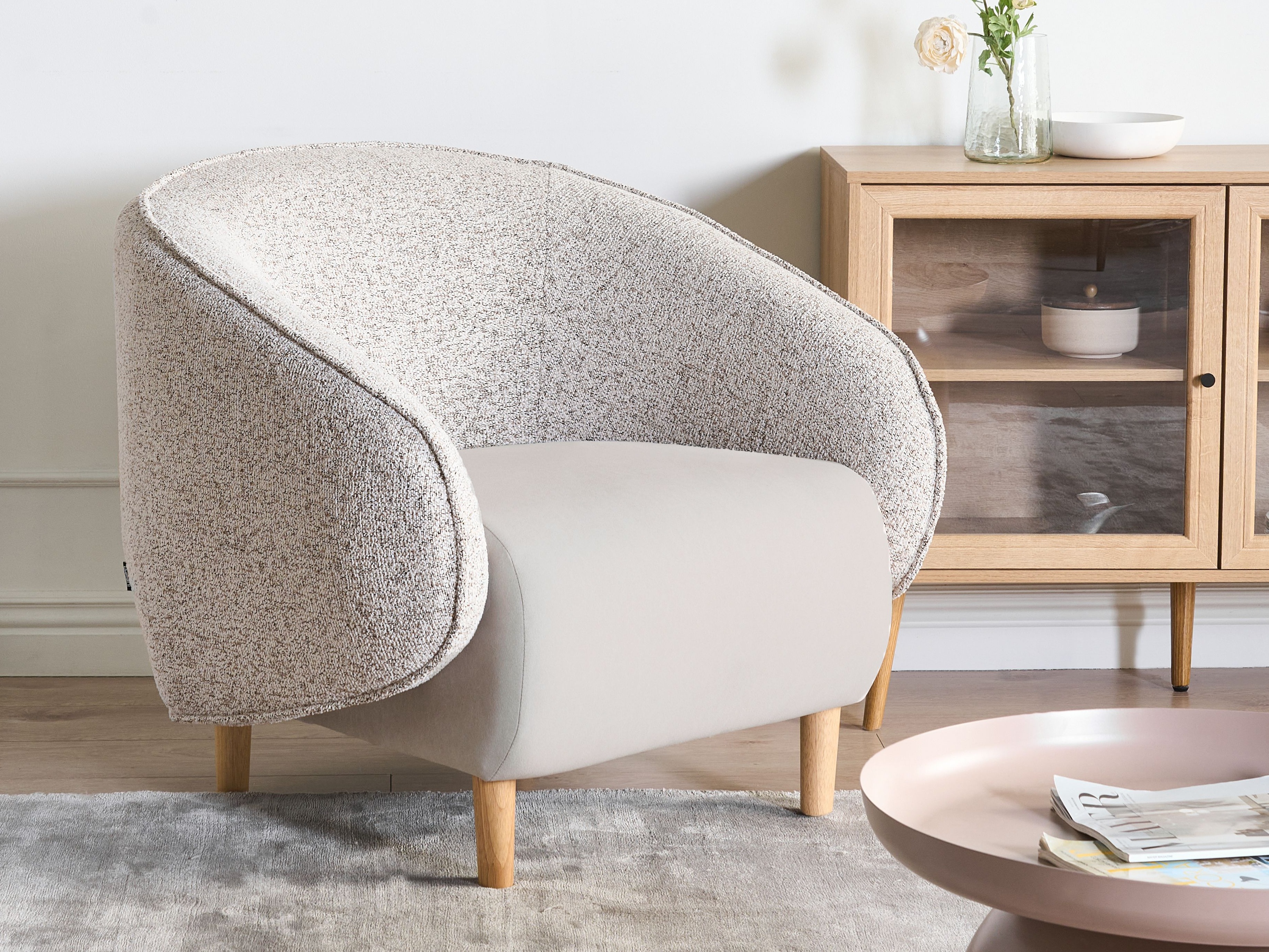 Fotelja Berwyn 2705 (Svijetlo bež)