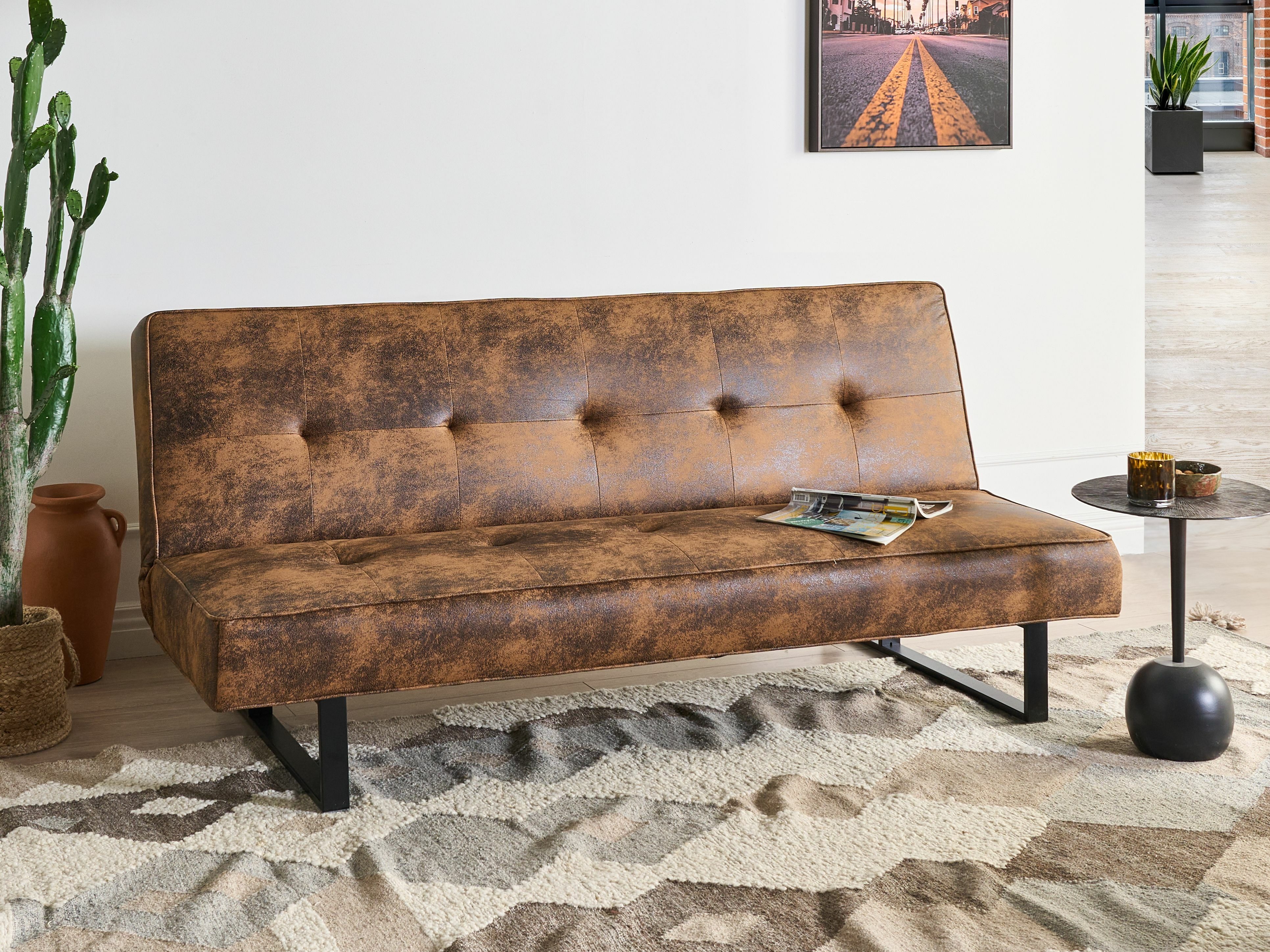 Kauč na razvlačenje Berwyn 2120 (Tamno smeđa)