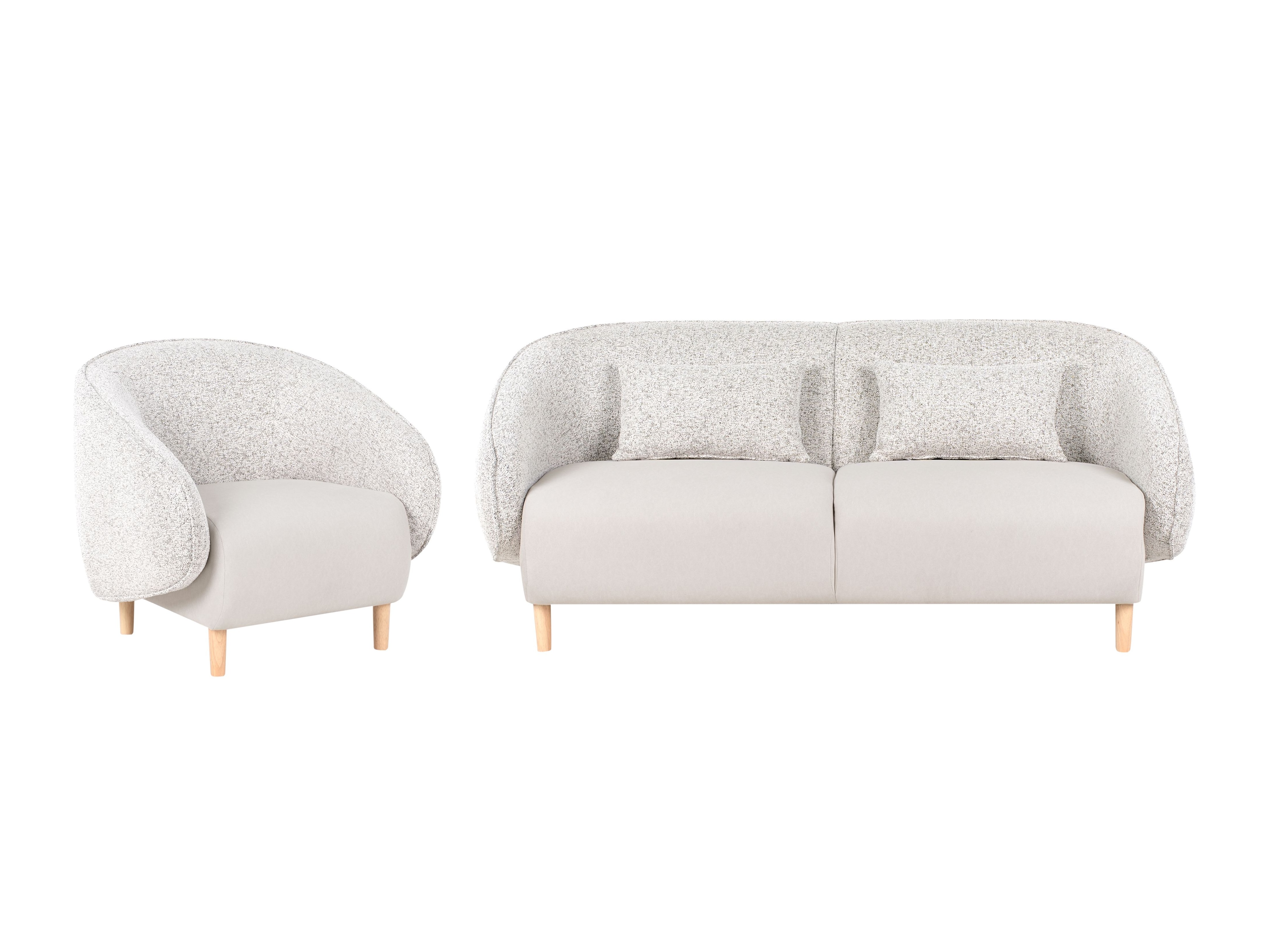 Tapecirani namještaj Berwyn 2707 (Svijetlo bež)