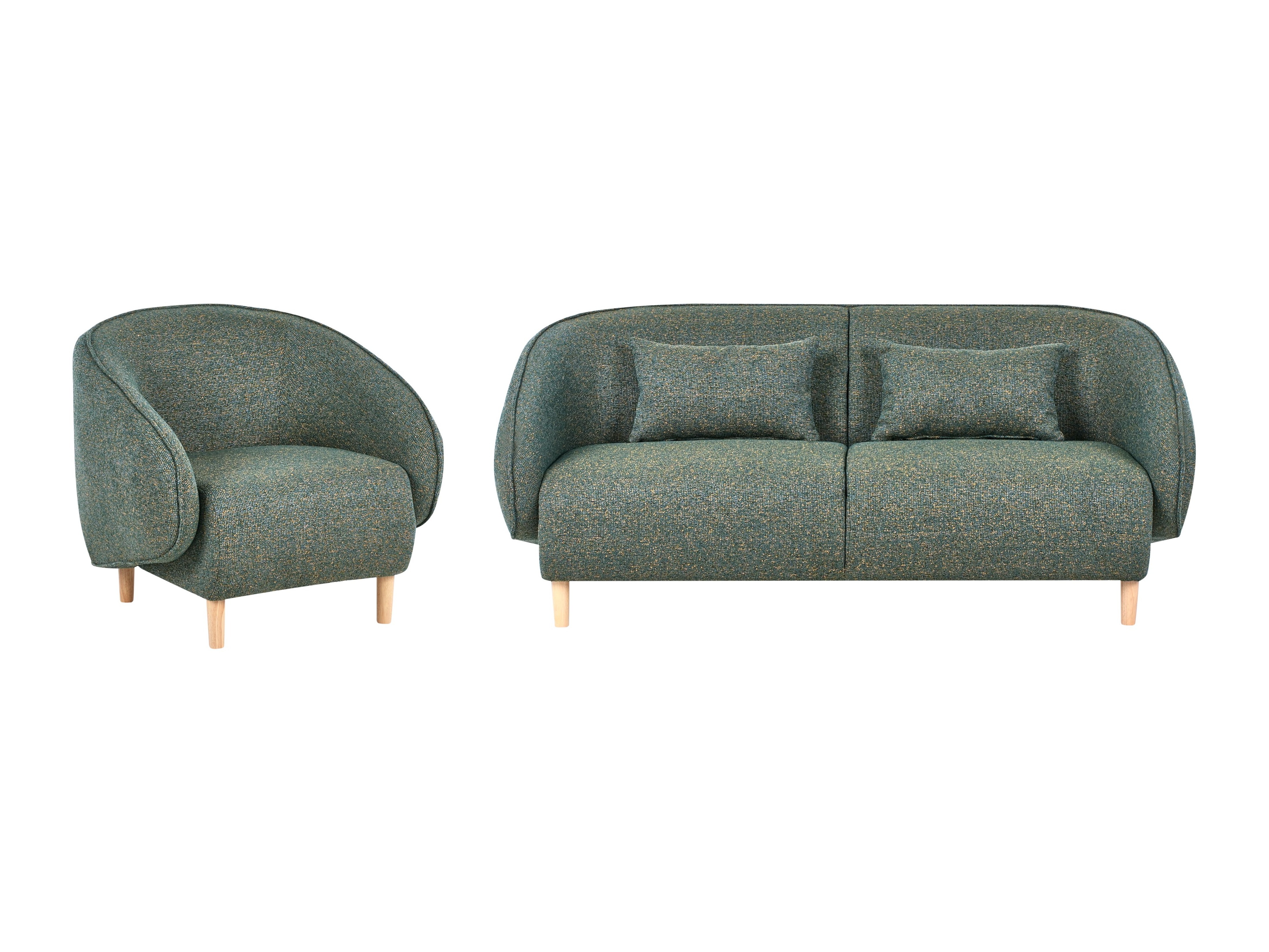 Tapecirani namještaj Berwyn 2707 (Zelena)