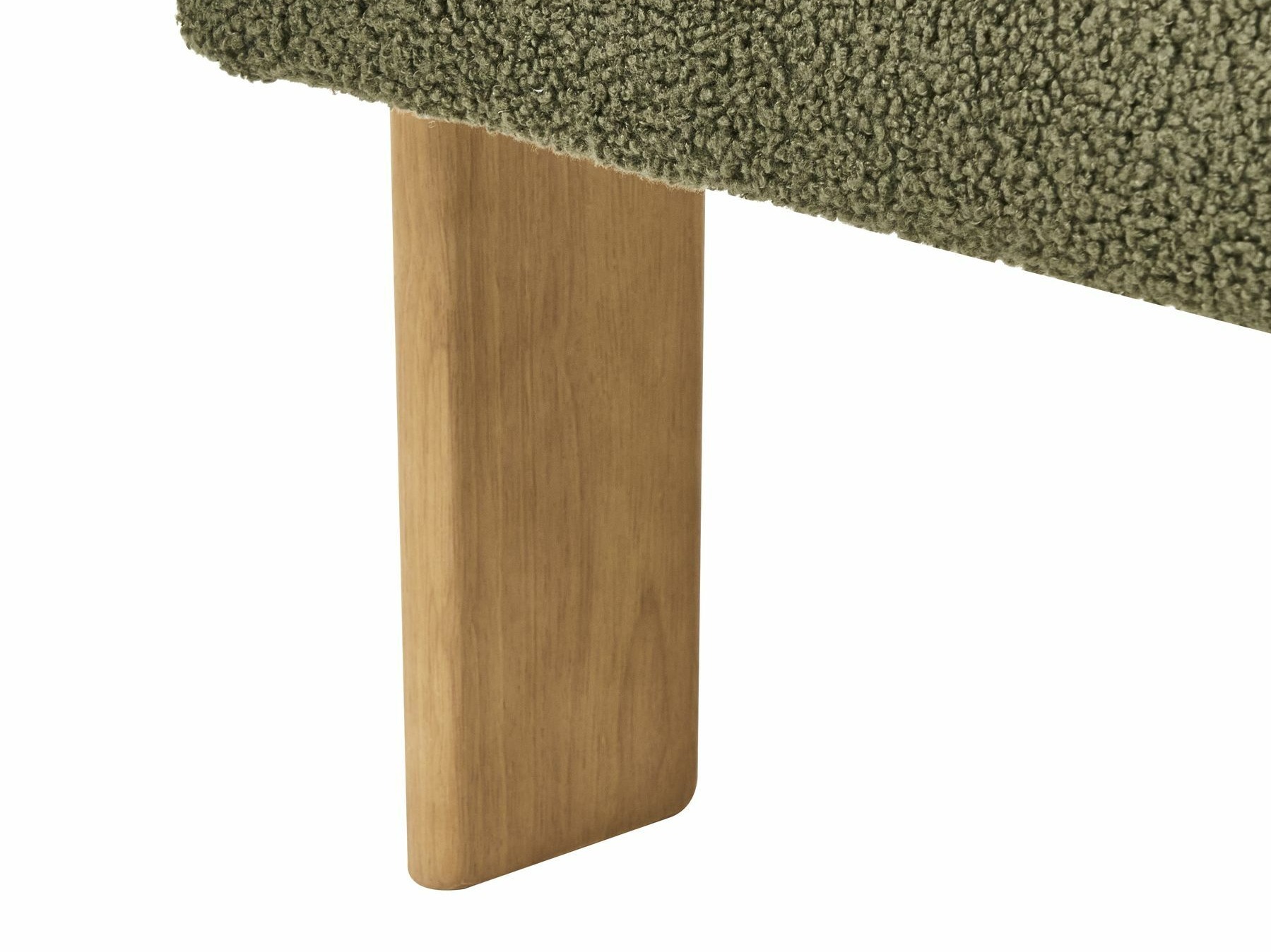 Tapecirani namještaj Berwyn 2710 (Zelena + Svijetlo drvo)