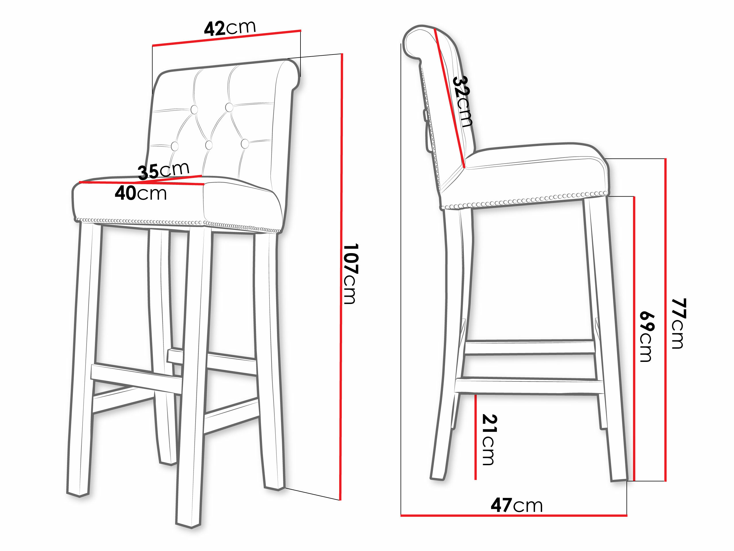 Barska stolica Jackson 100 (Crna + Magic Velvet 2240)