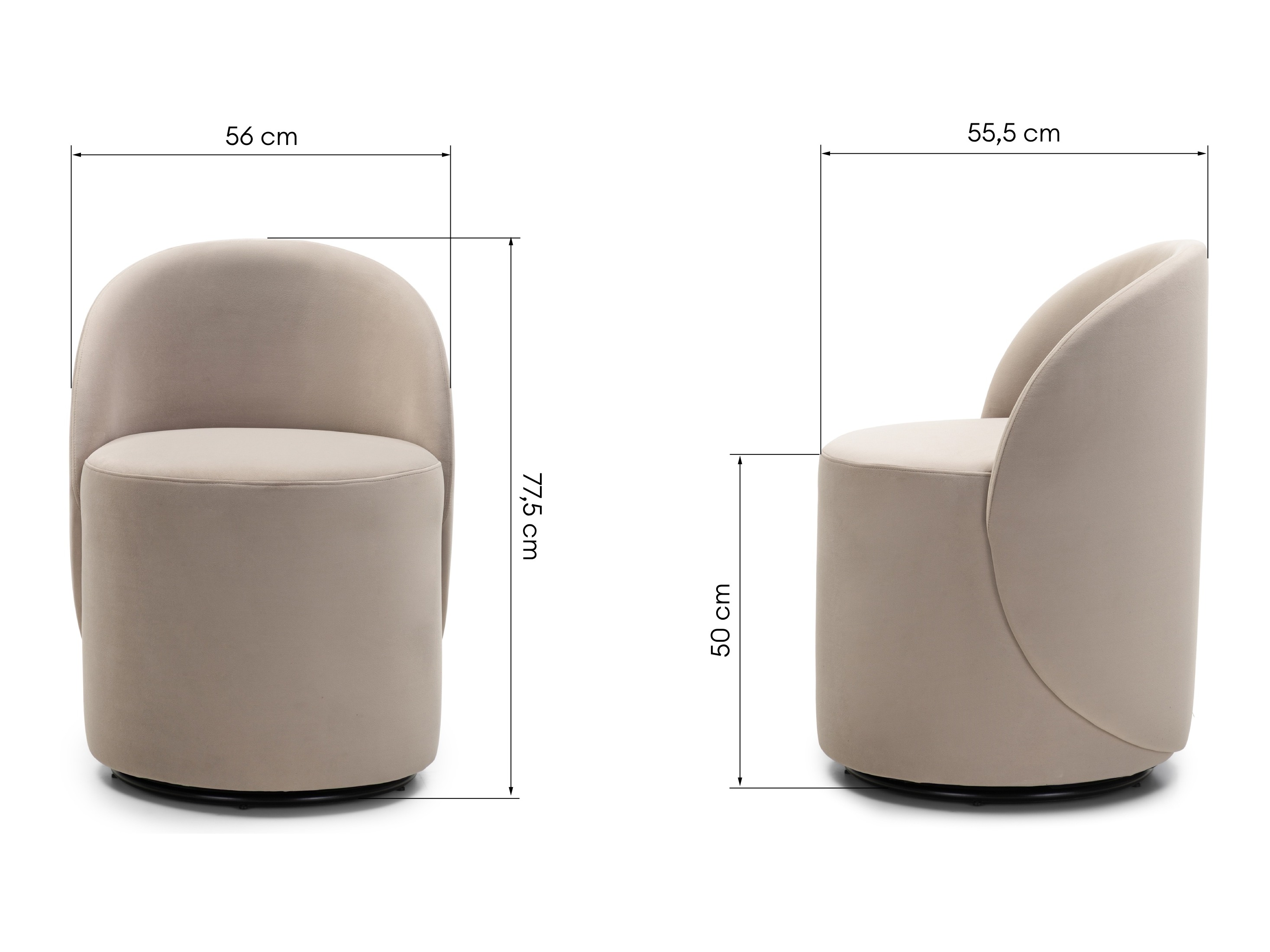 Fotelja Burleson 299 (Krem)