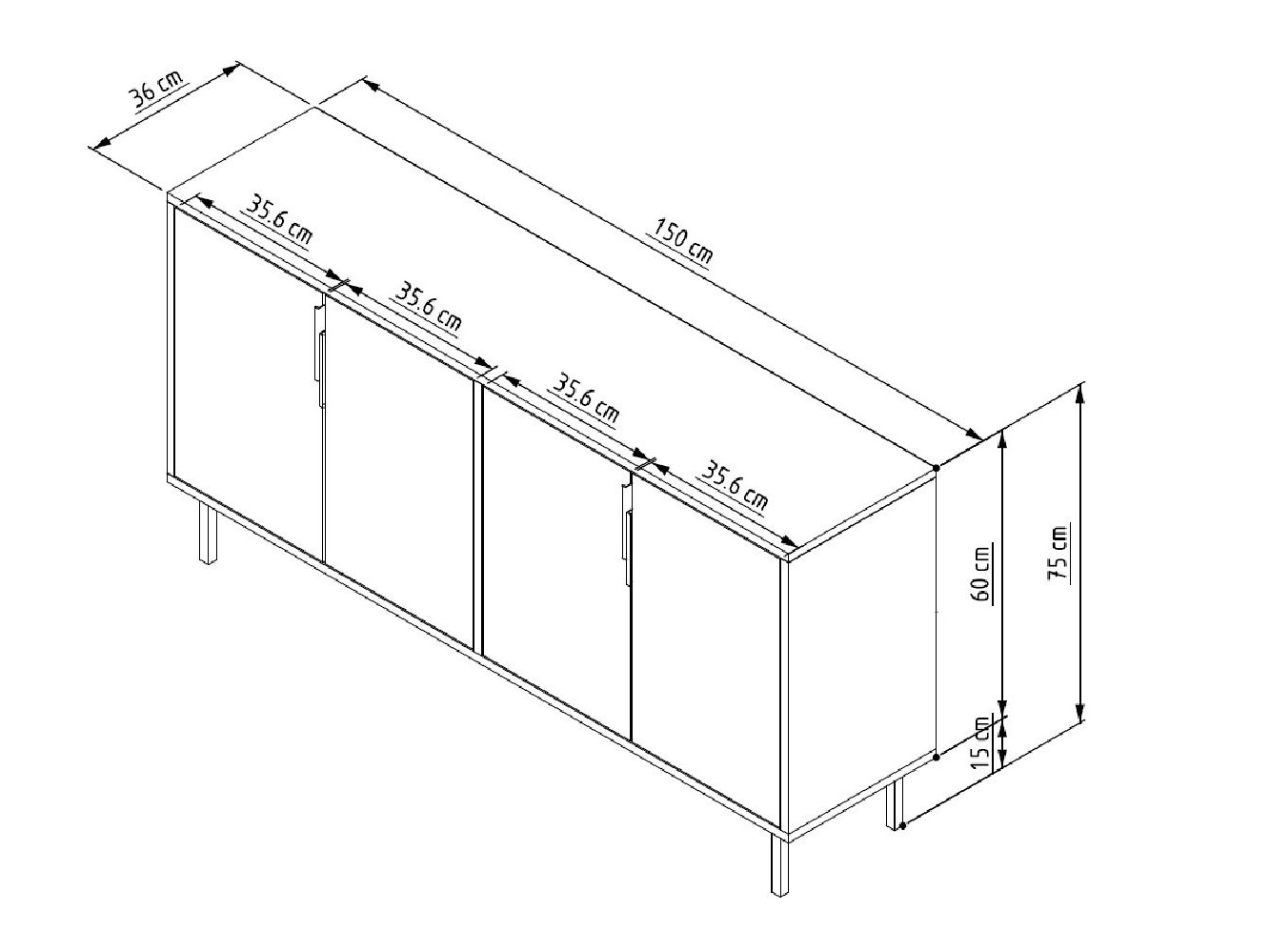 Ormarić Kailua 2567