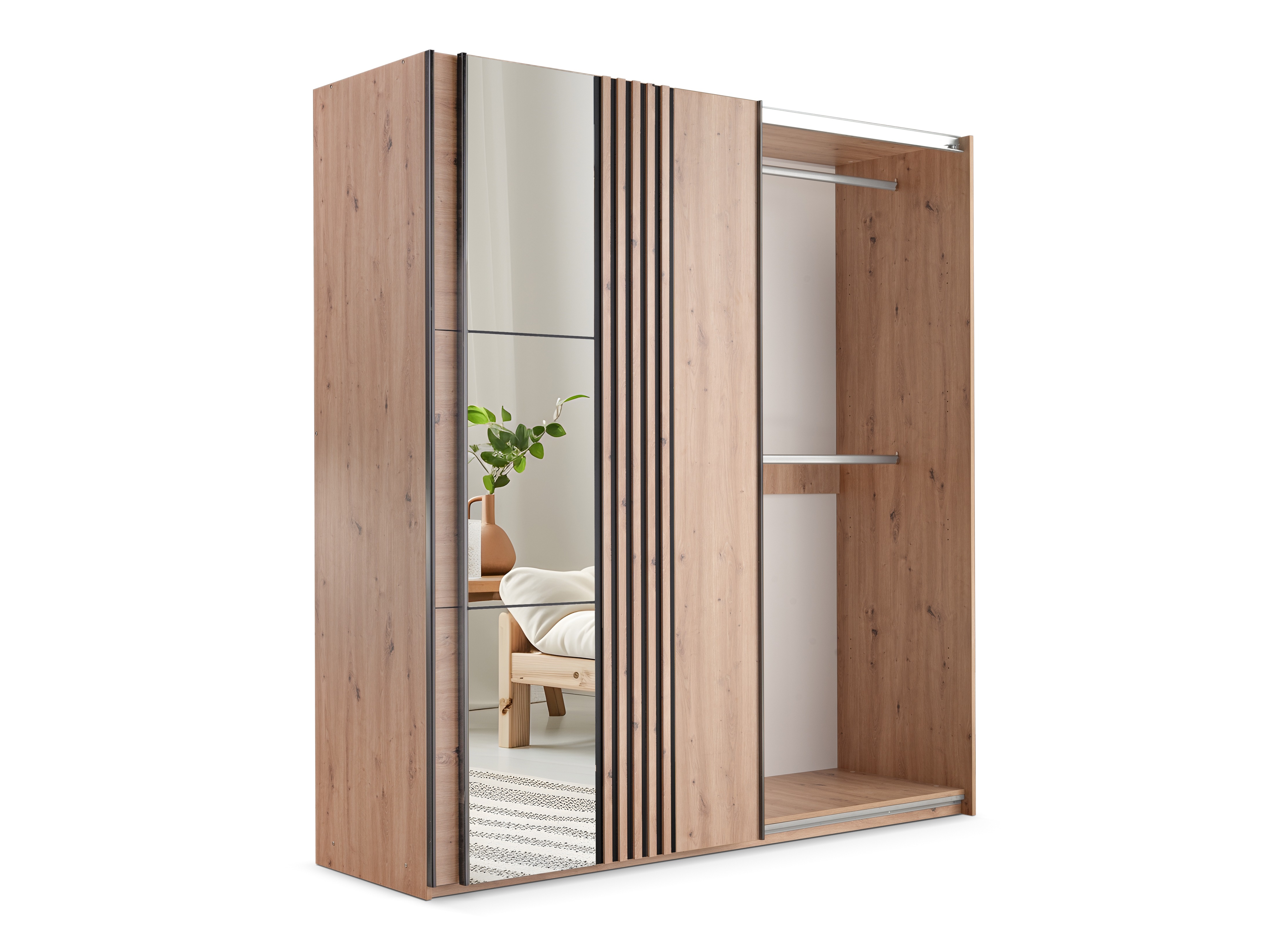 Ormar Honolulu 253 (Hrast Artisan)