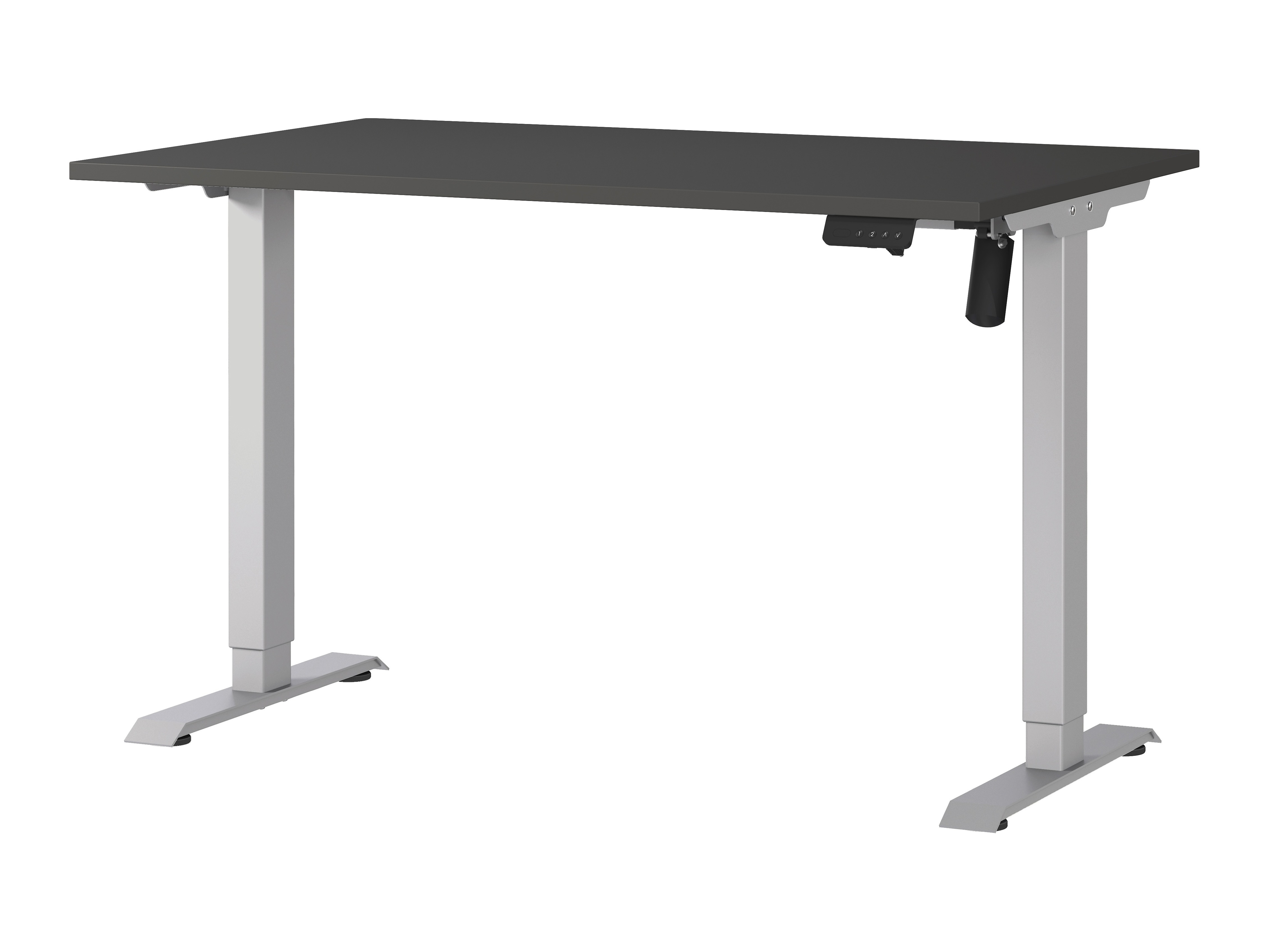 Radni stol podesiv po visini Lartesi 115 (Grafit + Srebro)