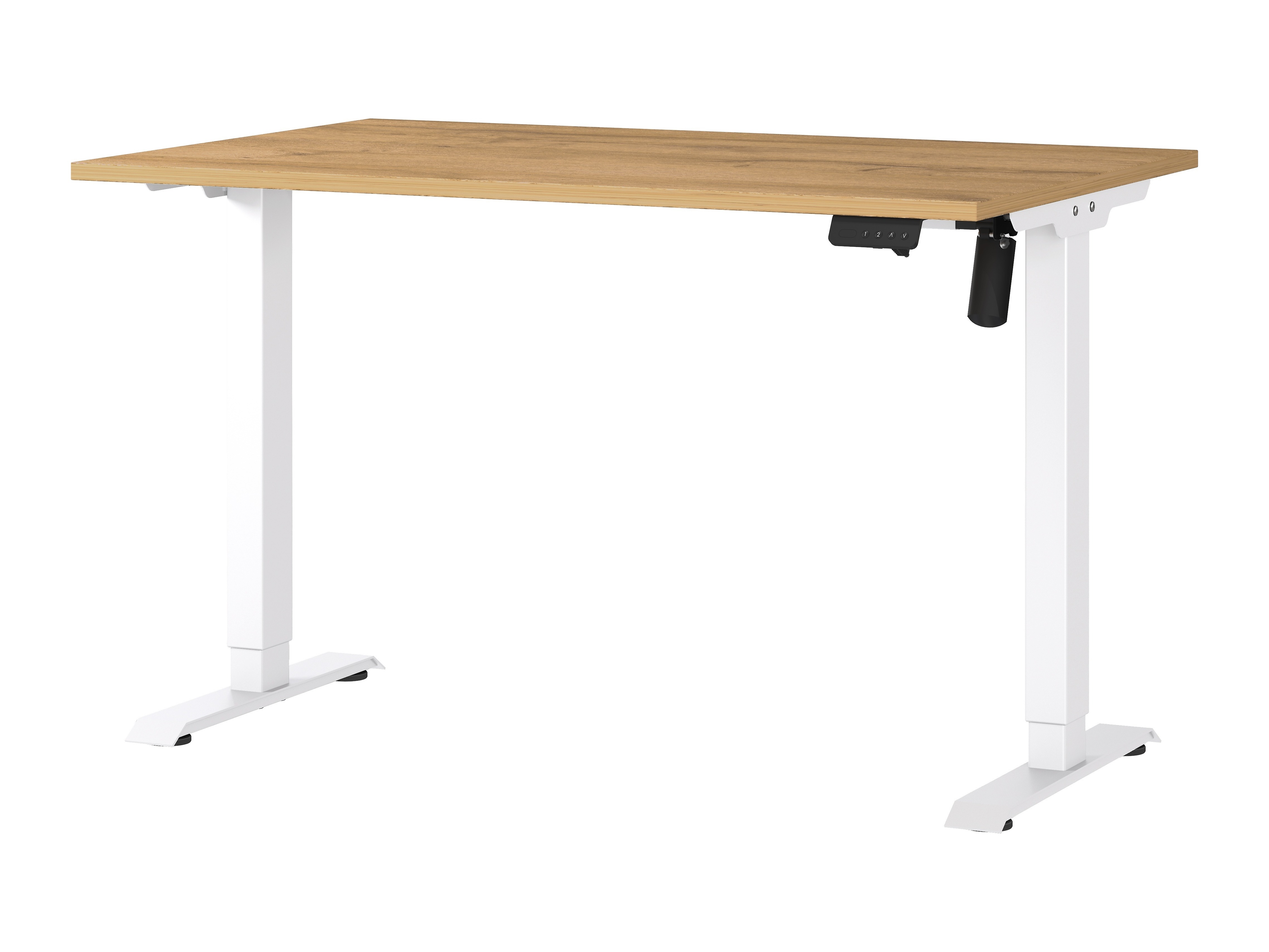 Radni stol podesiv po visini Lartesi 115 (Hrast Grandson + Bijela)