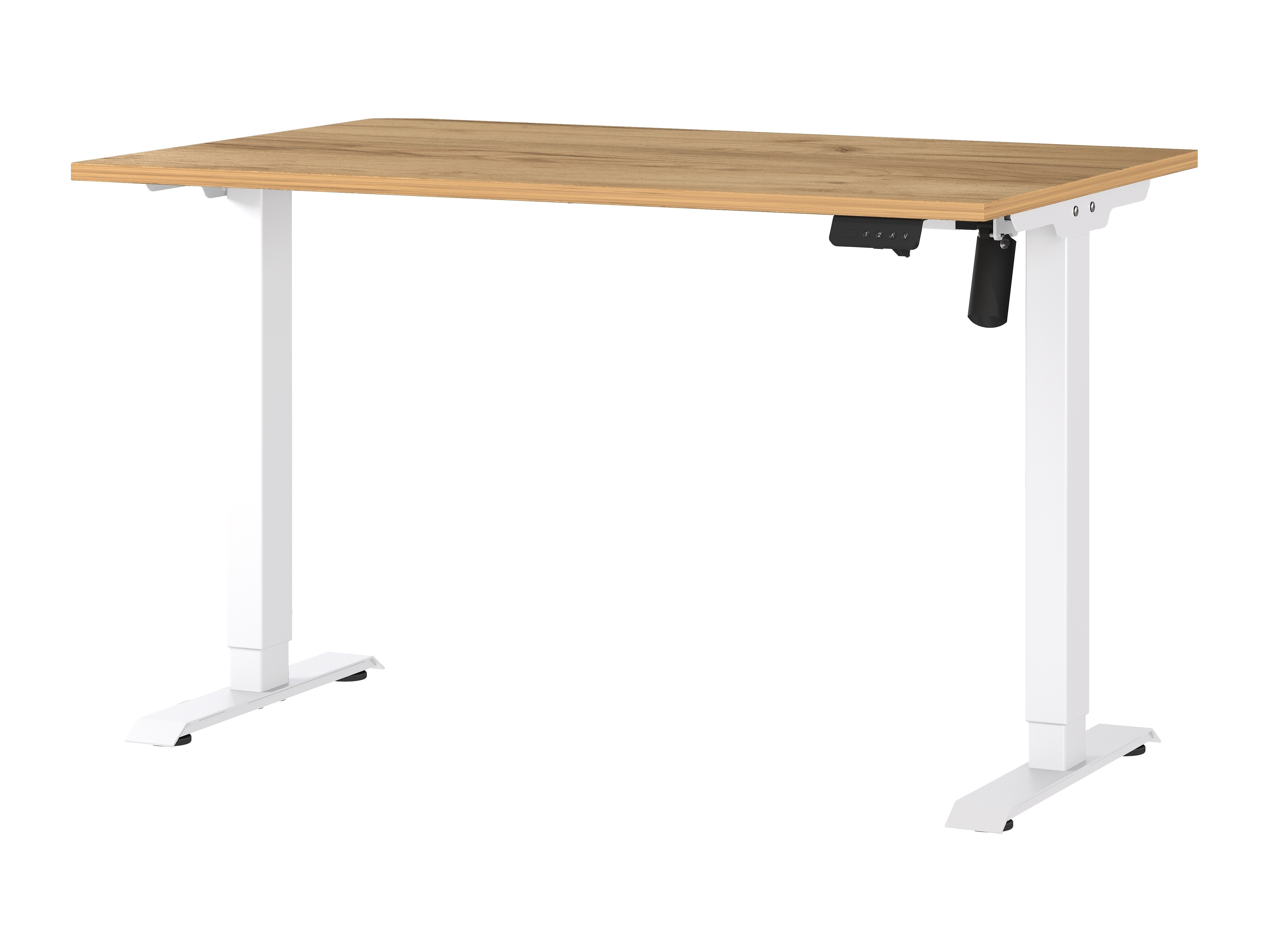 Radni stol podesiv po visini Lartesi 115 (Navarra hrast + Bijela)