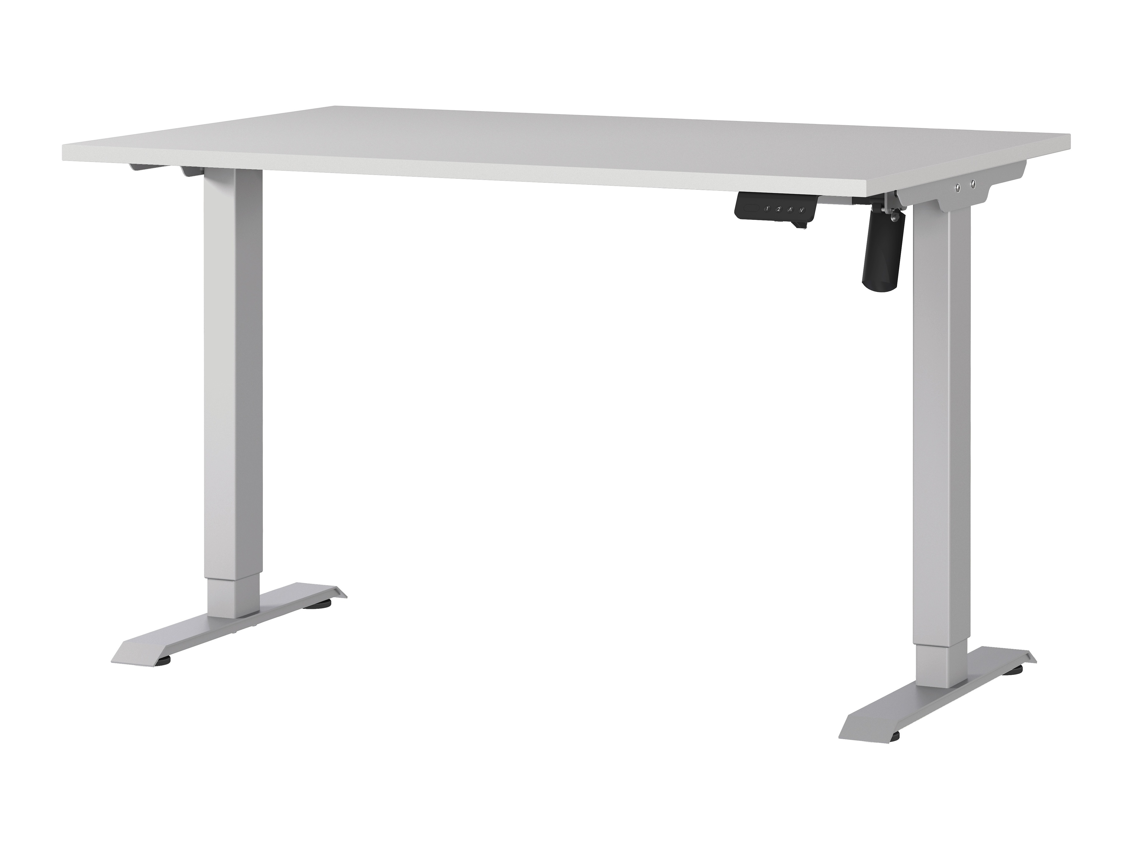 Radni stol podesiv po visini Lartesi 115 (Svijetlo siva + Srebrna)