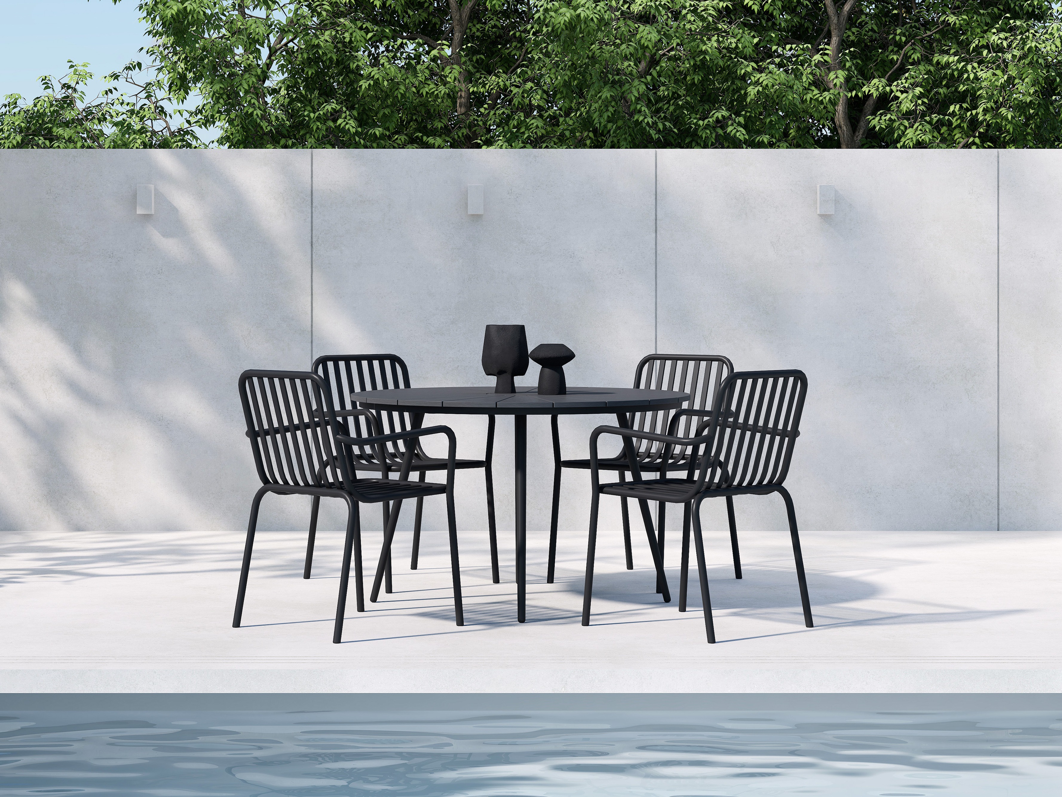 Vrtni stol Dallas 4858 (Crna)