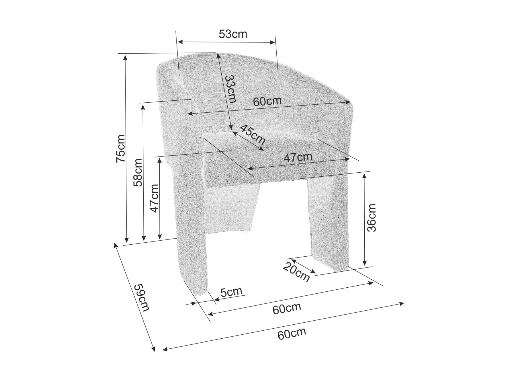 Fotelja Detroit 785 (Bež)