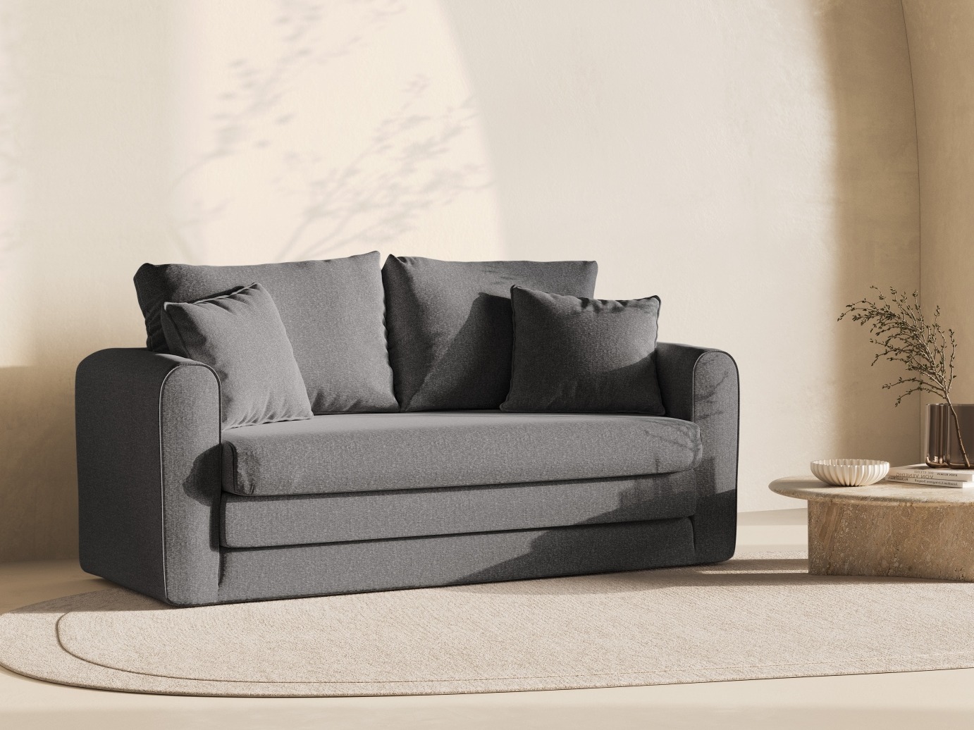 Kauč na razvlačenje Beckley 101 (Solid 99)