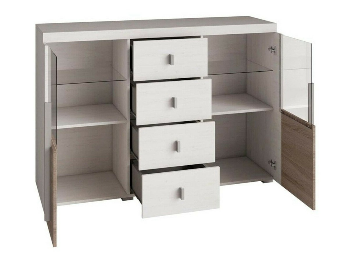 Komoda Sorciro 109 (Orah + Tamni hrast)