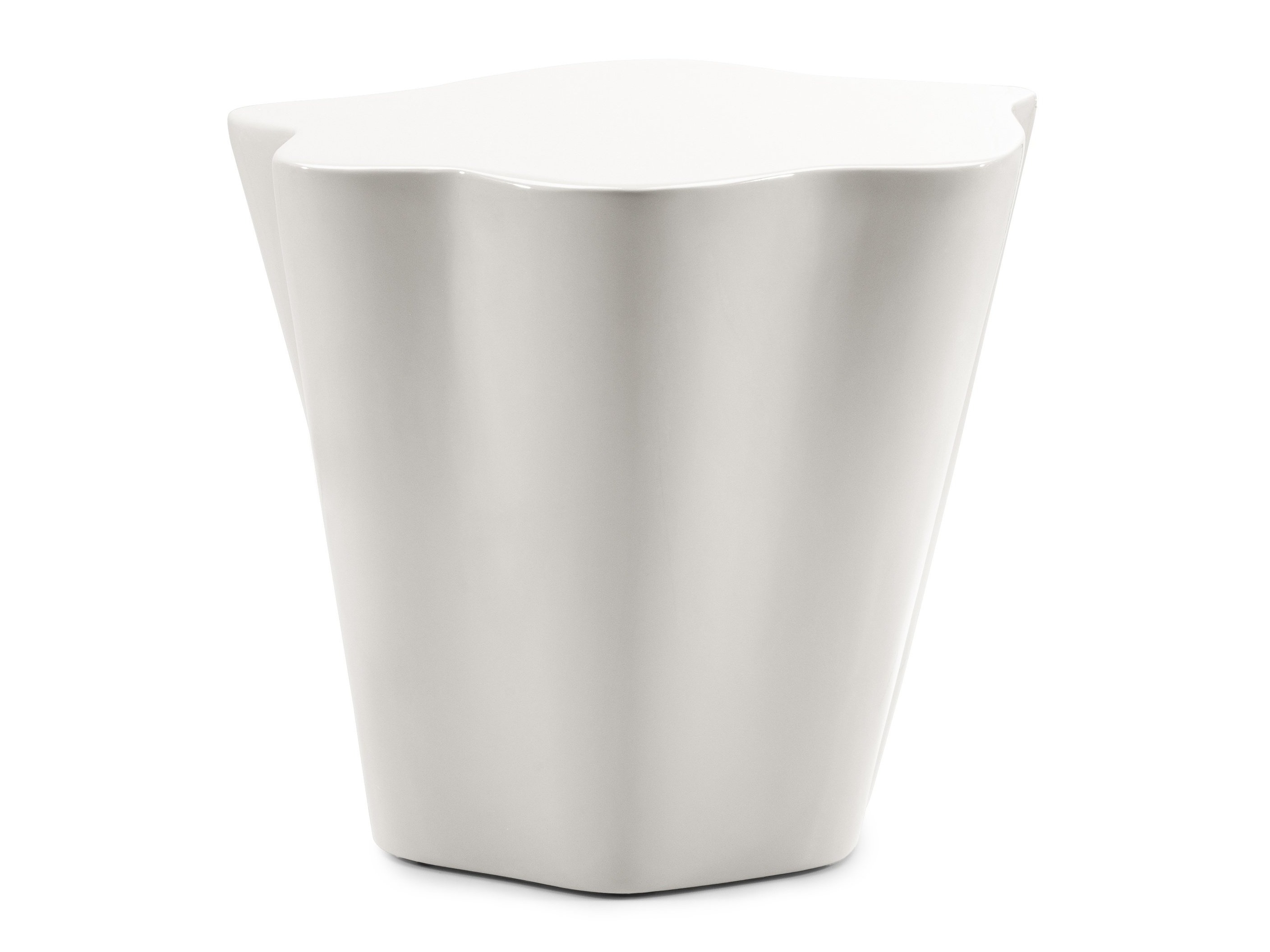 Pomoćni stolić Burleson 313 (Sjajna svijetlo siva)