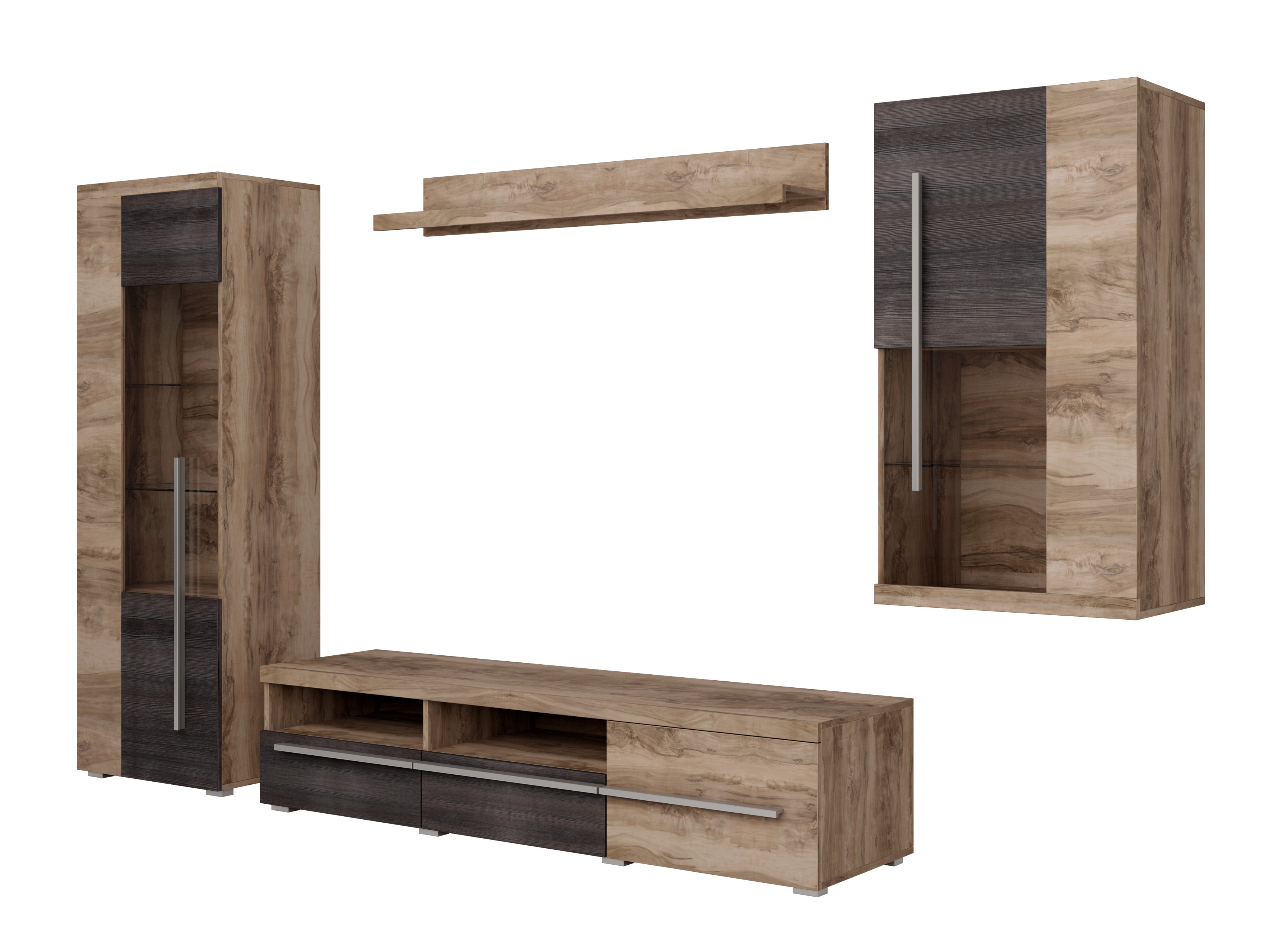 Set za dnevni boravak Sorciro 105 (Orah + Tamni hrast)