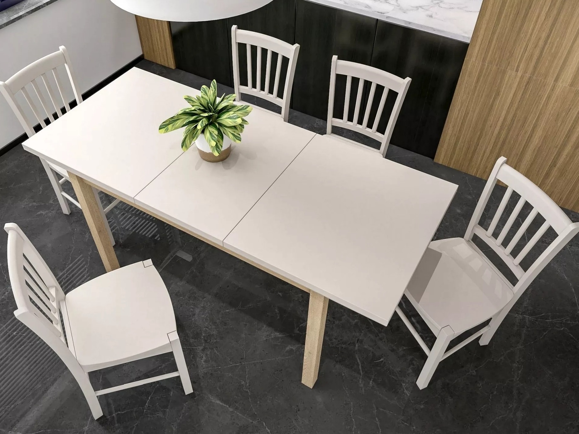 Stol Detroit 781 (Kašmir + Hrast)