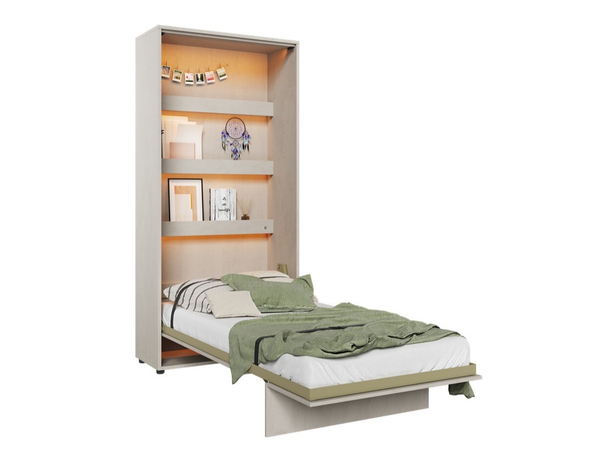 Zidni krevet Concept Pro Lenart I (90 x 200 cm)