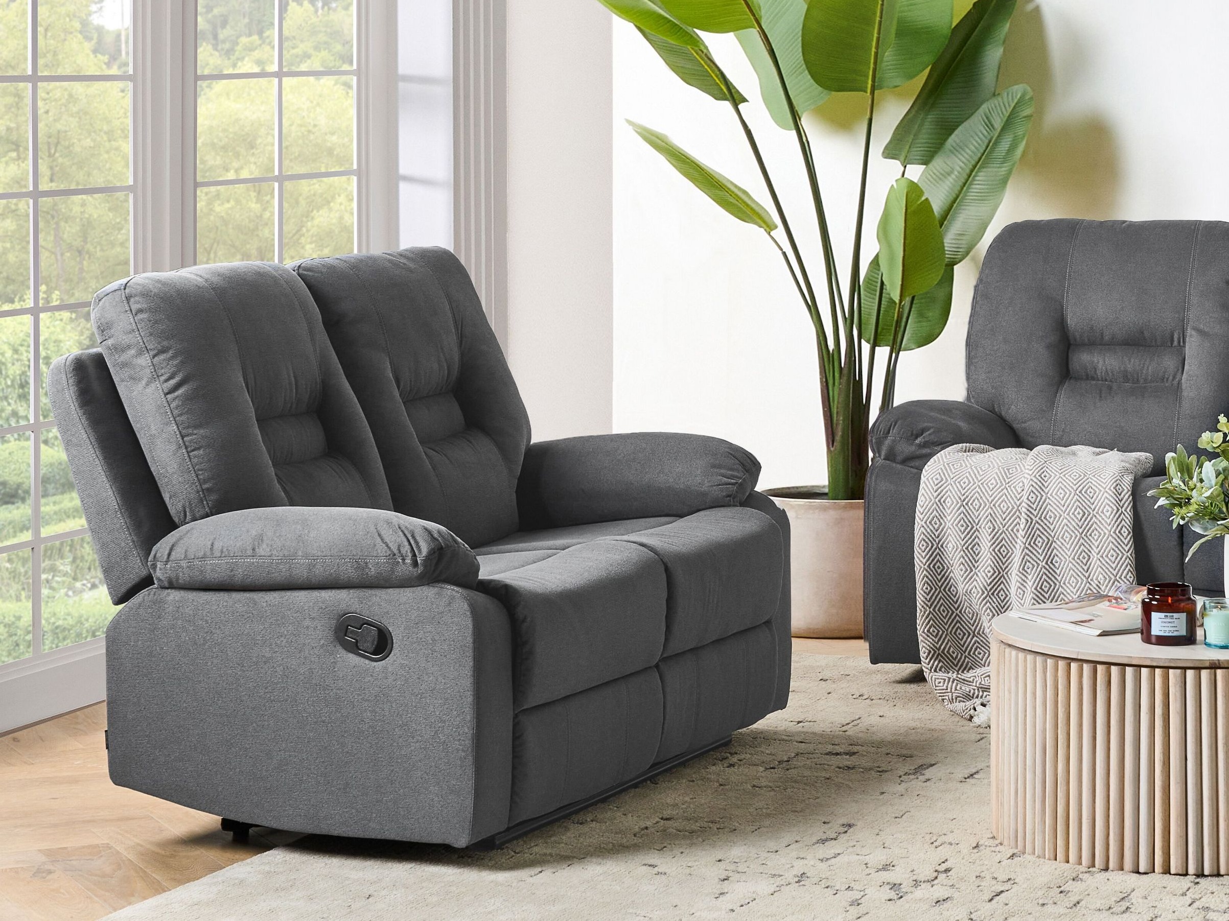 Podesivi kauč Tivlira 110 (Tamno siva)