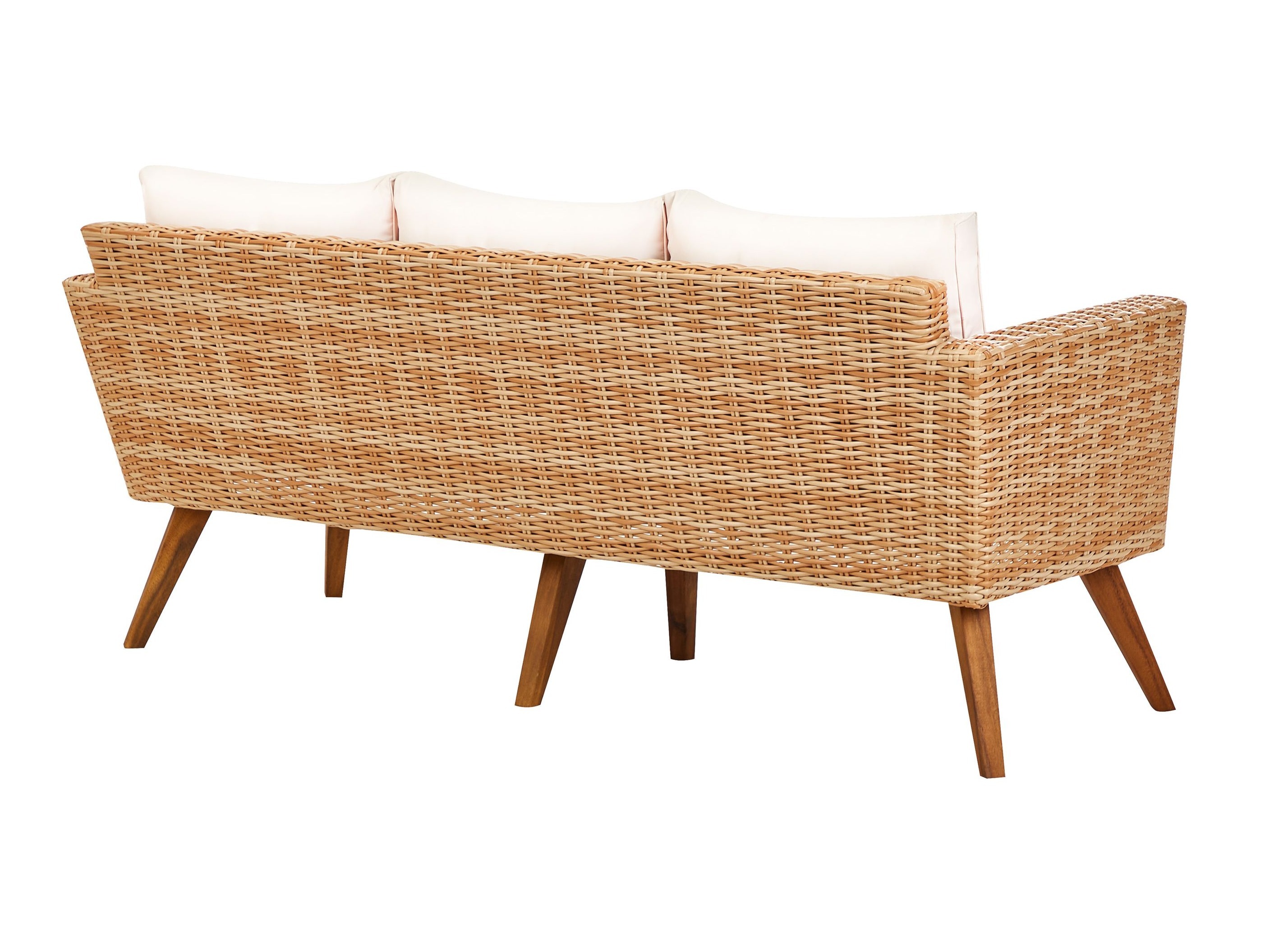 Set vrtnog namještaja Berwyn 2712 (Svijetlo smeđa + Bijela)