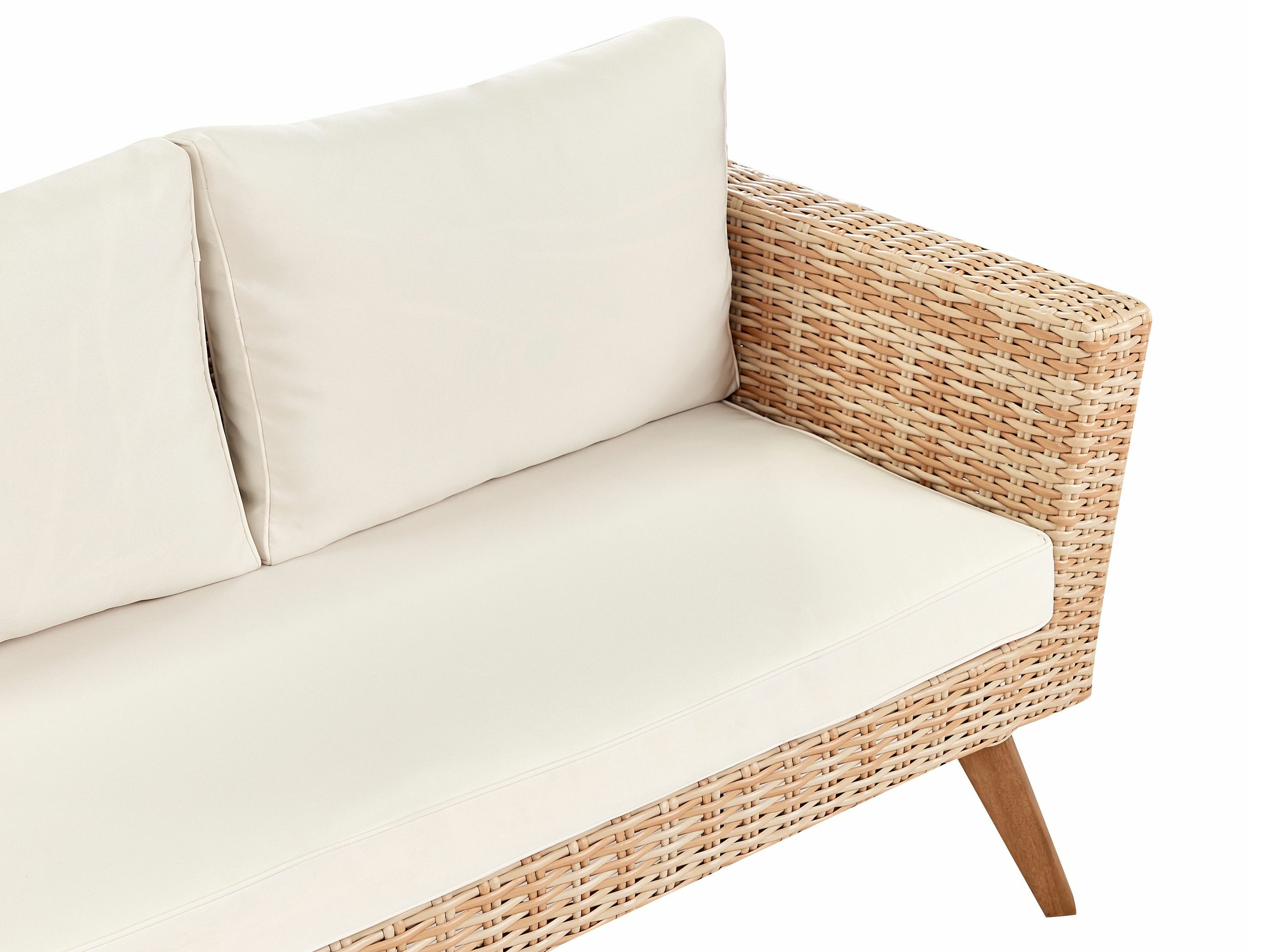 Set vrtnog namještaja Berwyn 2712 (Svijetlo smeđa + Bijela)