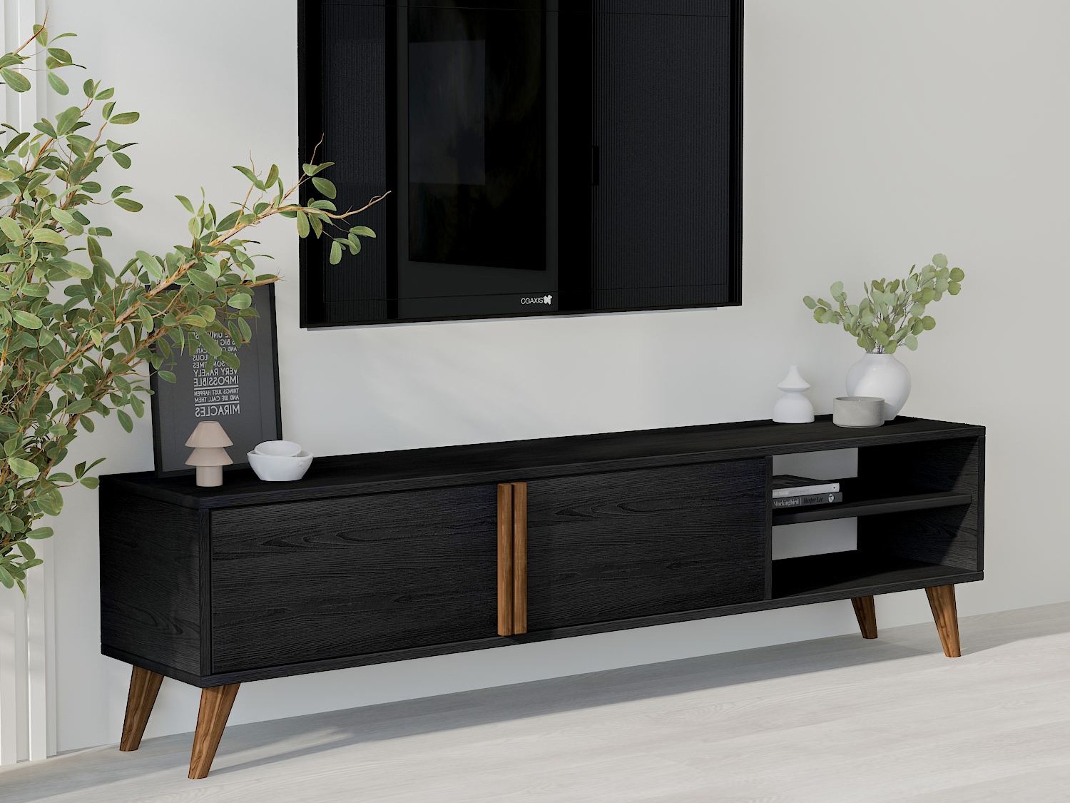 TV stol Kailua 2576 (Crna)