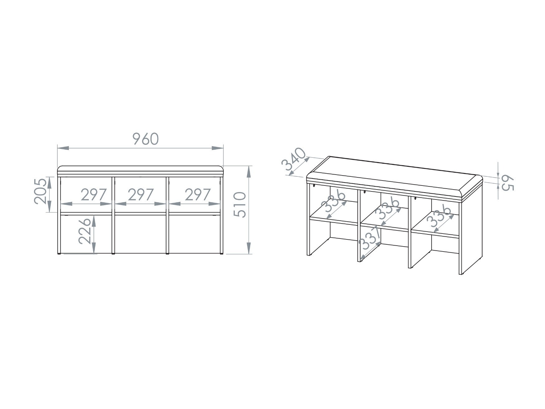 Polica za cipele Madison 193