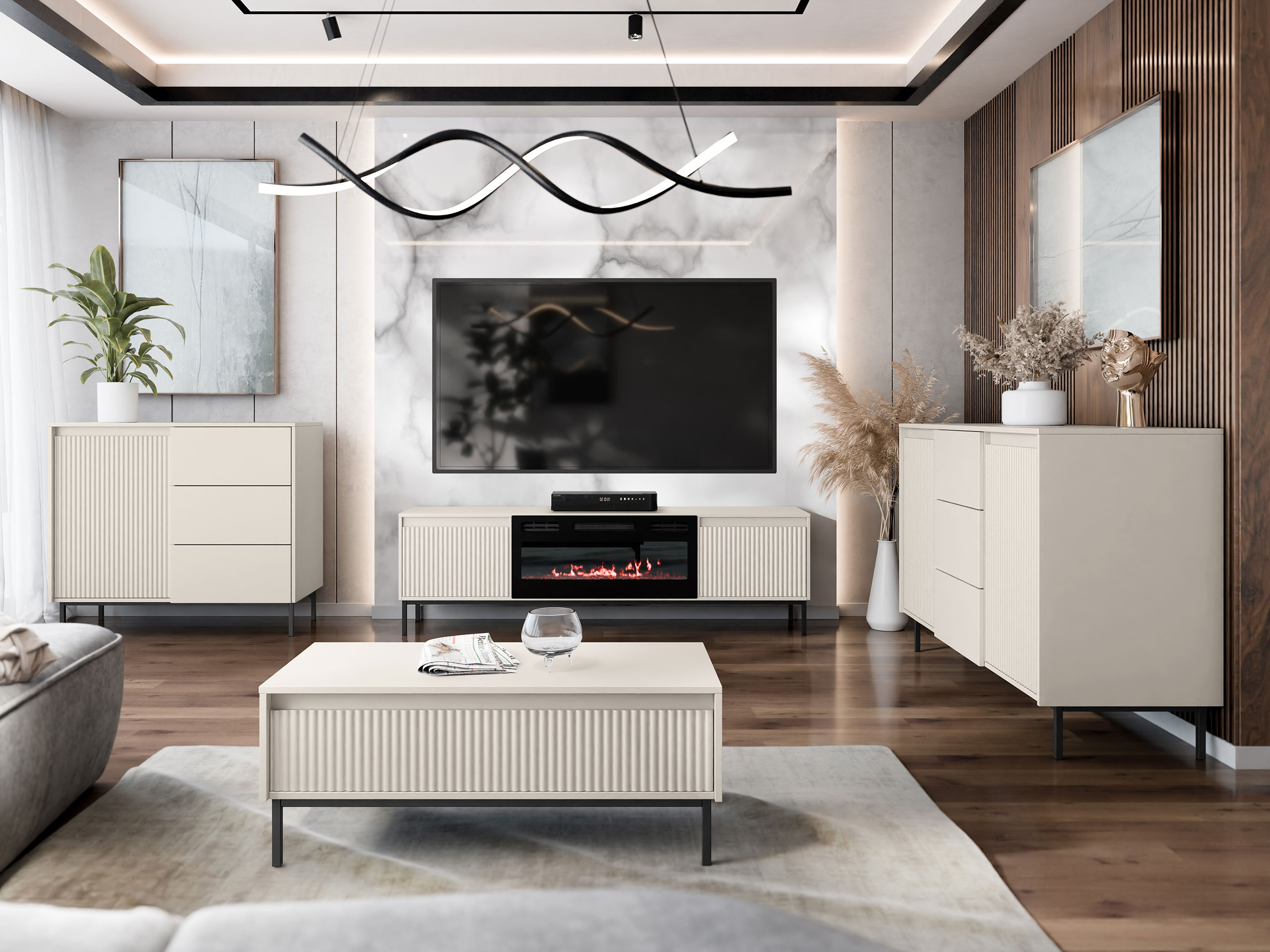 Set za dnevni boravak Comfivo Delruva 109 (Kašmir)