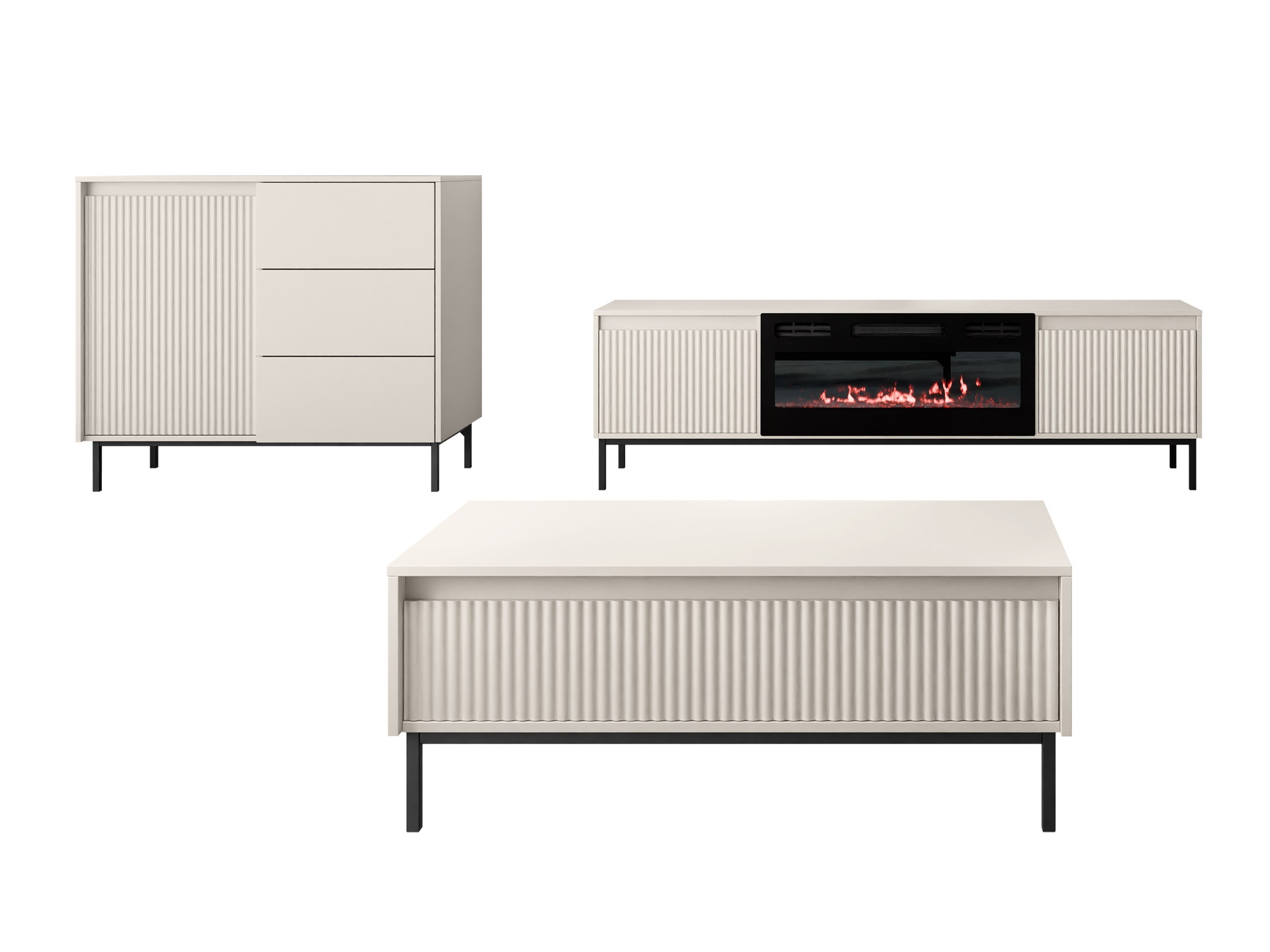 Set za dnevni boravak Comfivo Delruva 110 (Kašmir)