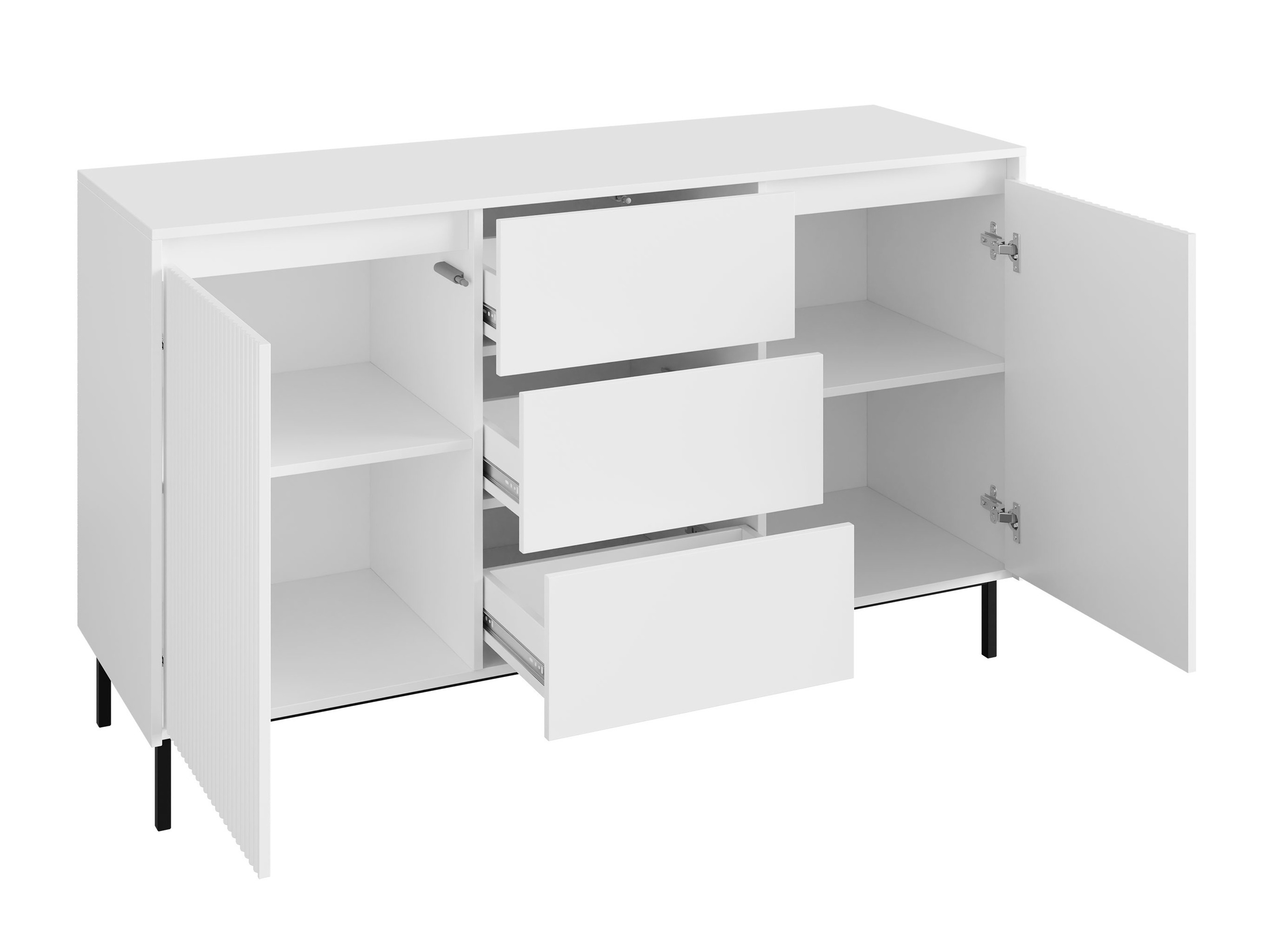 Set za dnevni boravak Comfivo Delruva III (Crna)