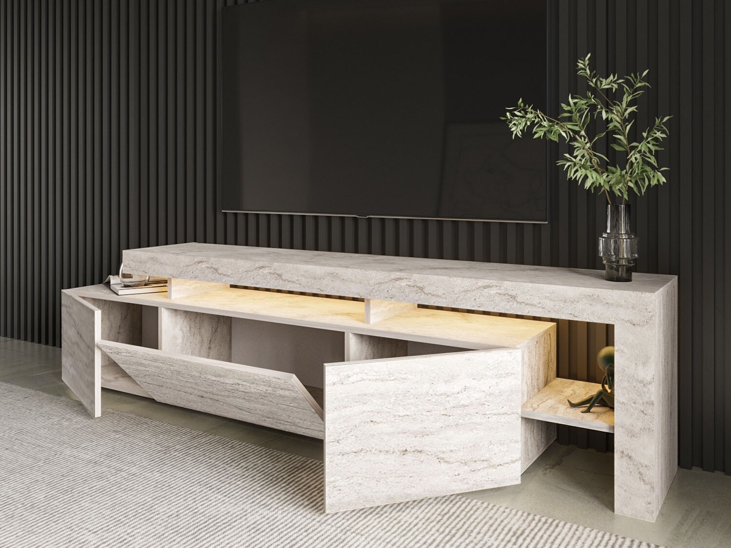 TV stol Kailua 292 (Svijetli travertin)