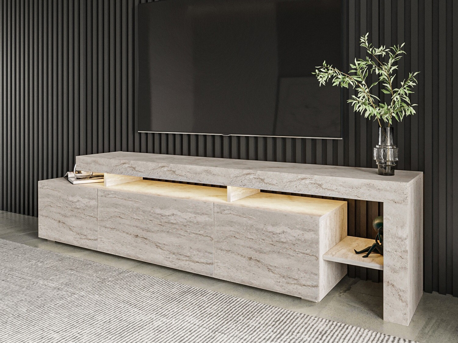 TV stol Kailua 292 (Svijetli travertin)