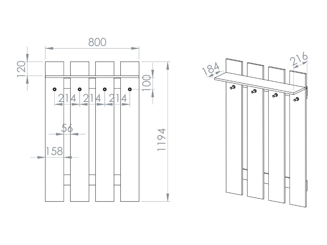 Vješalica Madison 192