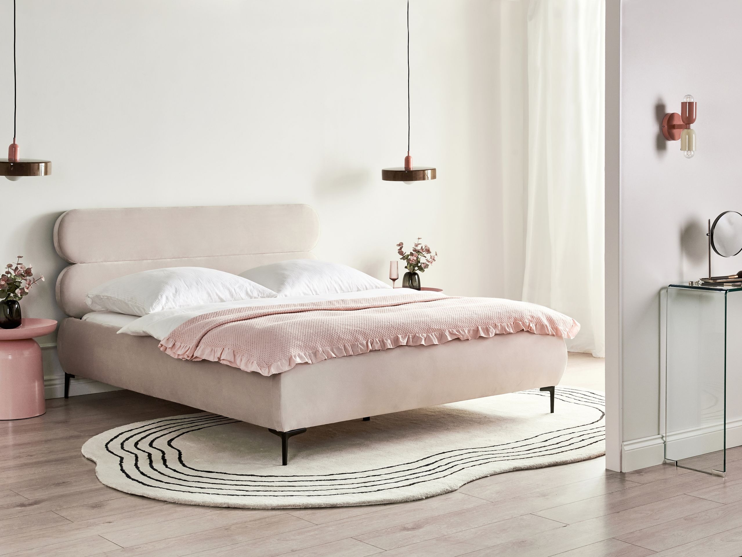 Krevet Berwyn 2717 (Svijetlo bež)