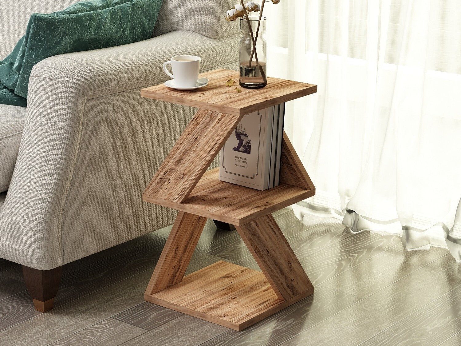 Pomoćni stolić Kailua 1298 (Bor)