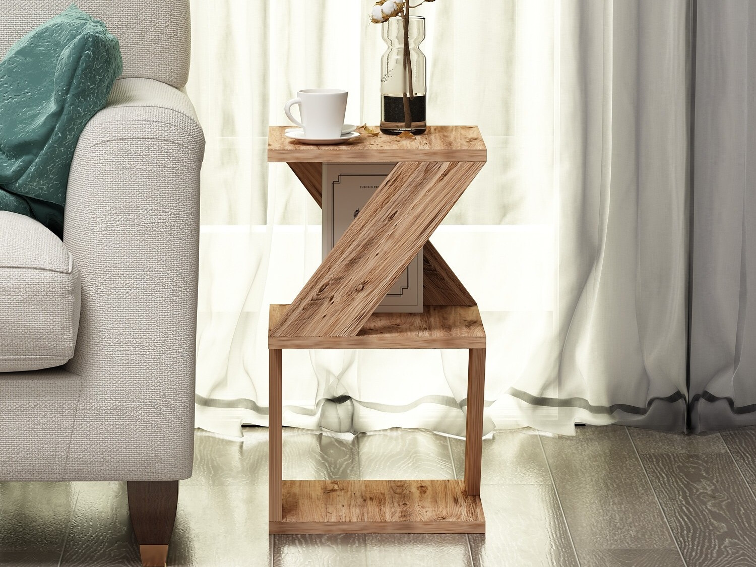 Pomoćni stolić Kailua 1298 (Bor)