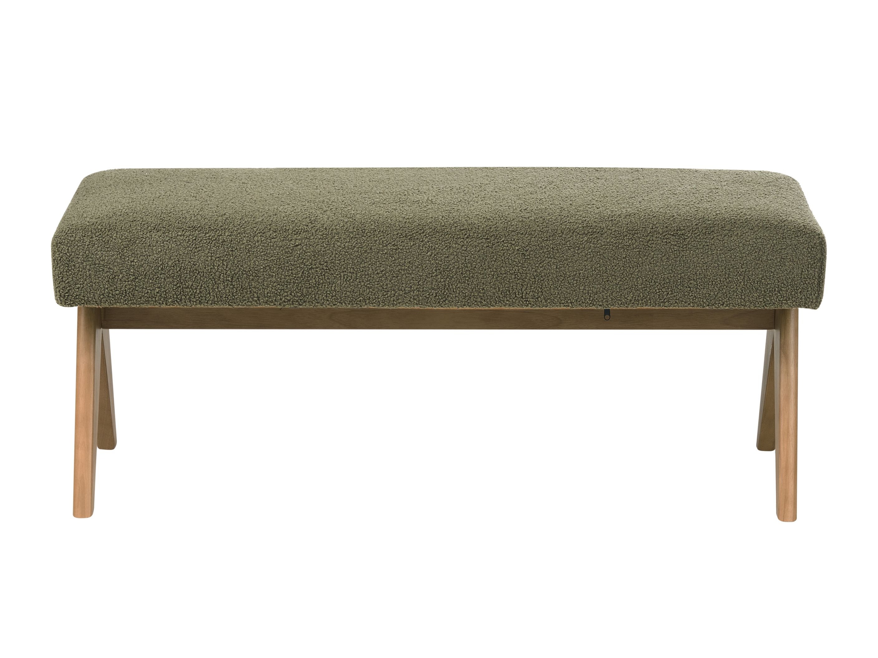 Tapecirana klupa Berwyn 2714 (Zelena + Tamno drvo)