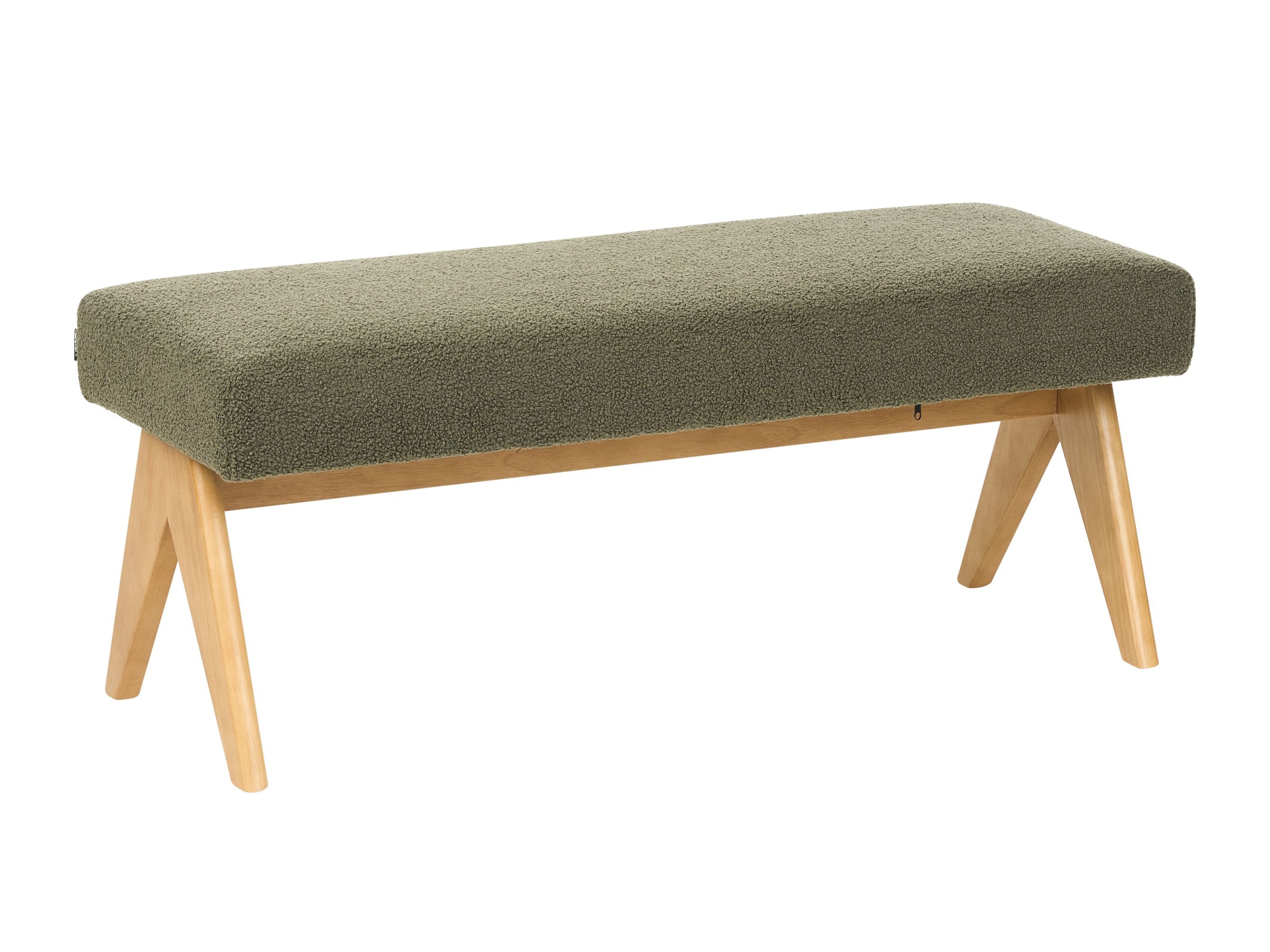 Tapecirani namještaj Berwyn 2715 (Zelena + Svijetlo drvo)