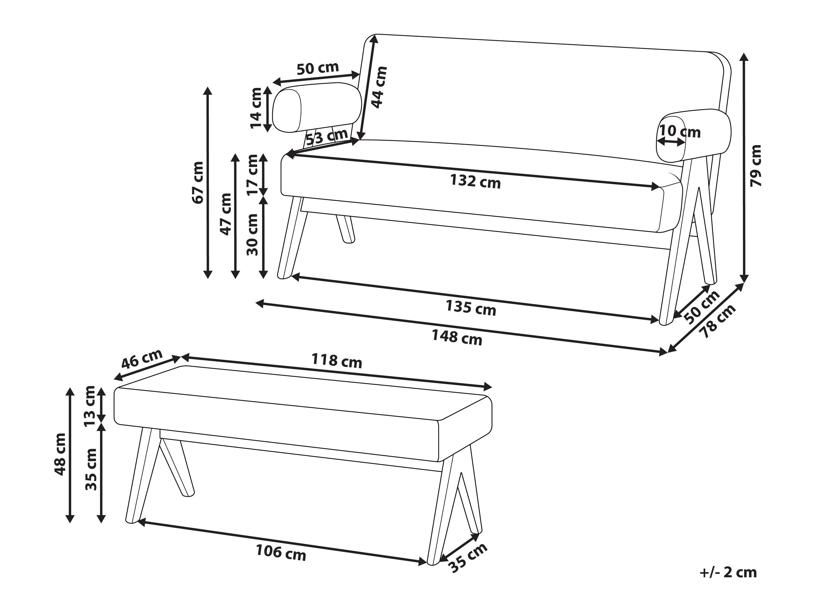 Tapecirani namještaj Berwyn 2715 (Zelena + Svijetlo drvo)