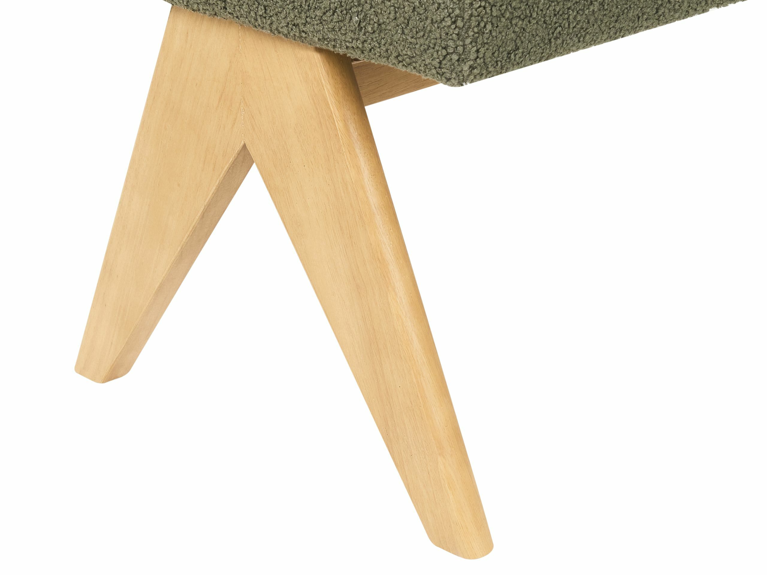 Tapecirani namještaj Berwyn 2715 (Zelena + Svijetlo drvo)