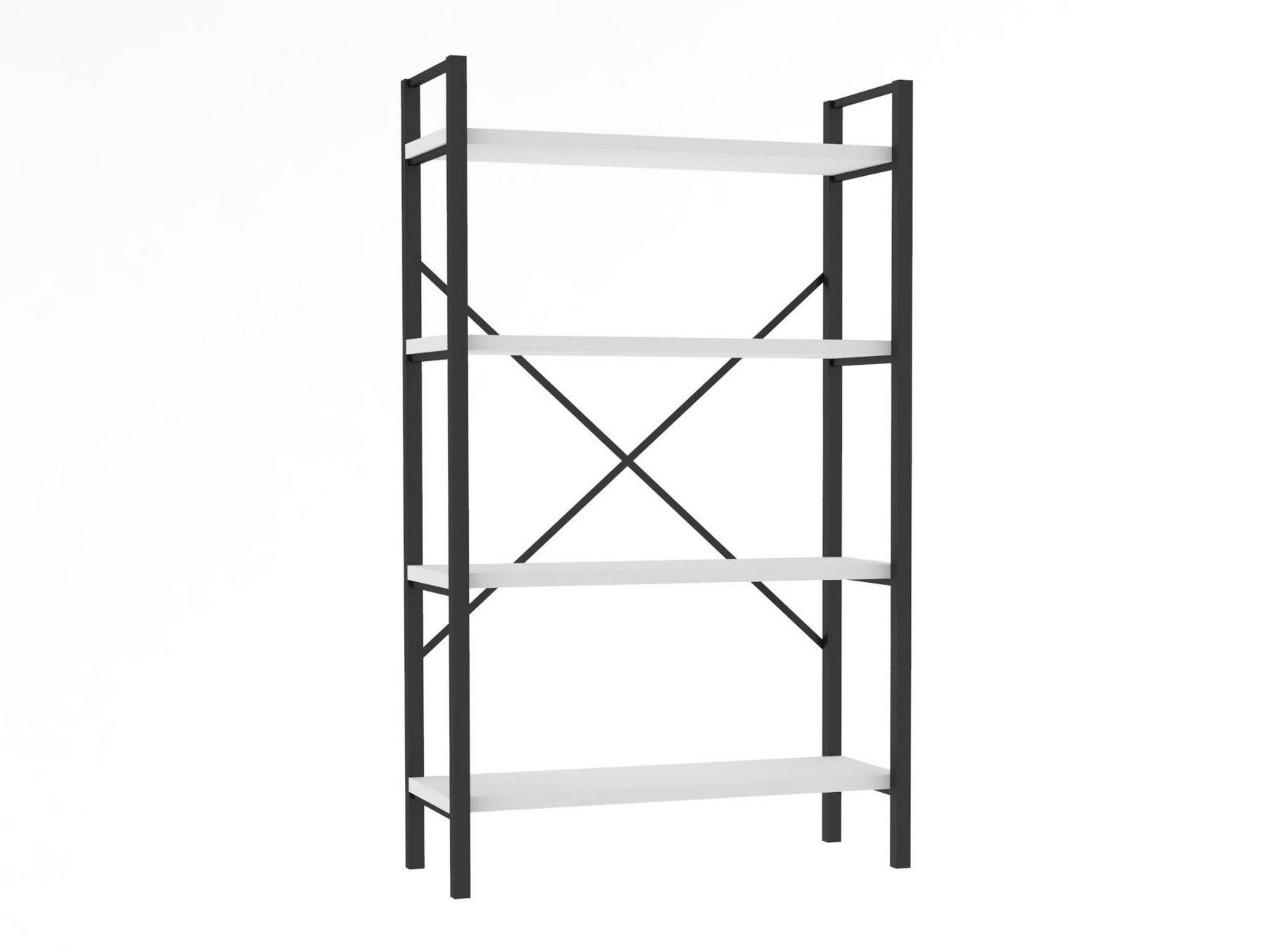 Polica Kailua 2598 (Bijela + Crna)