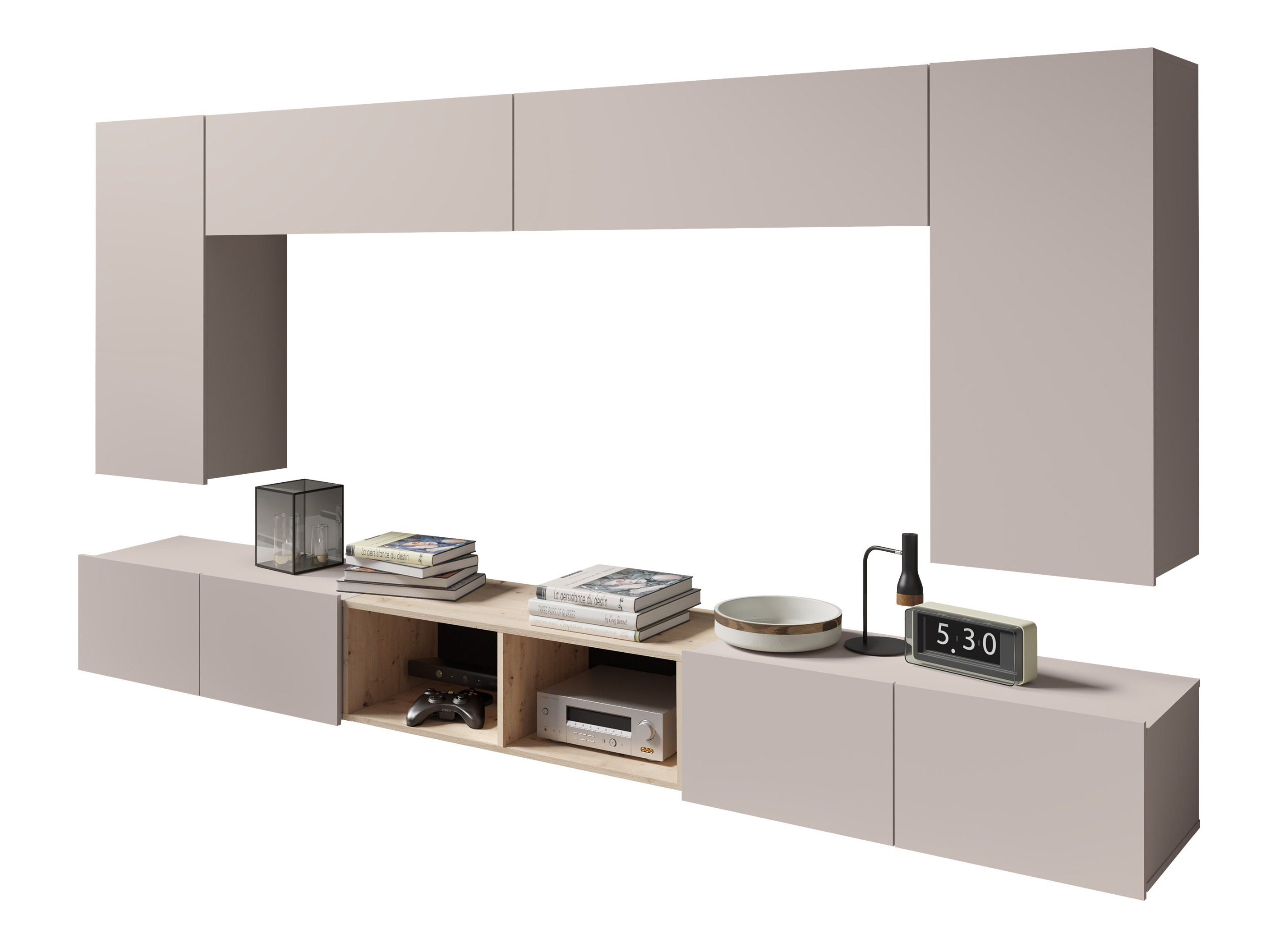 Set za dnevni boravak Remus XXIII (Kašmir + Hrast Artisan)